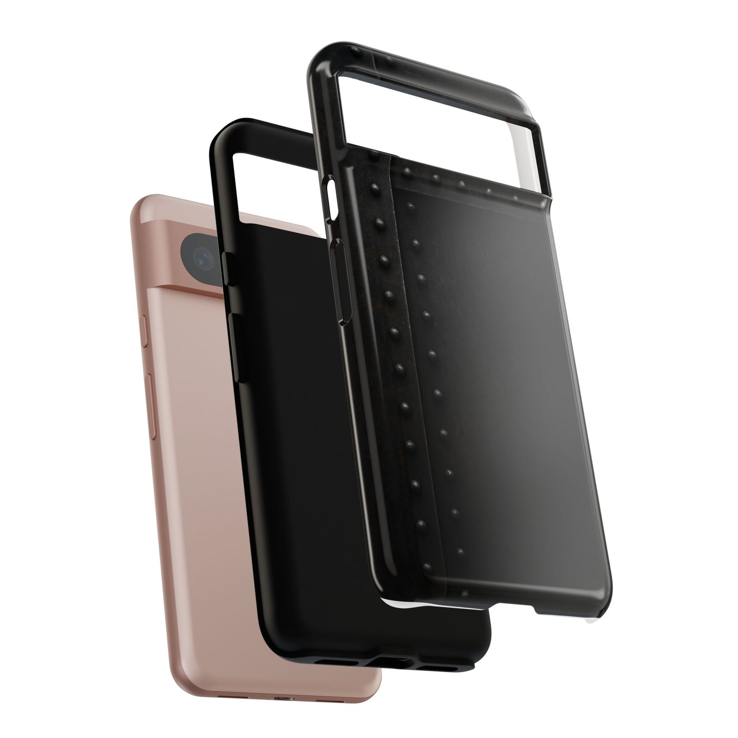 Steel & Smoke – Riveted Shadows Phone Case