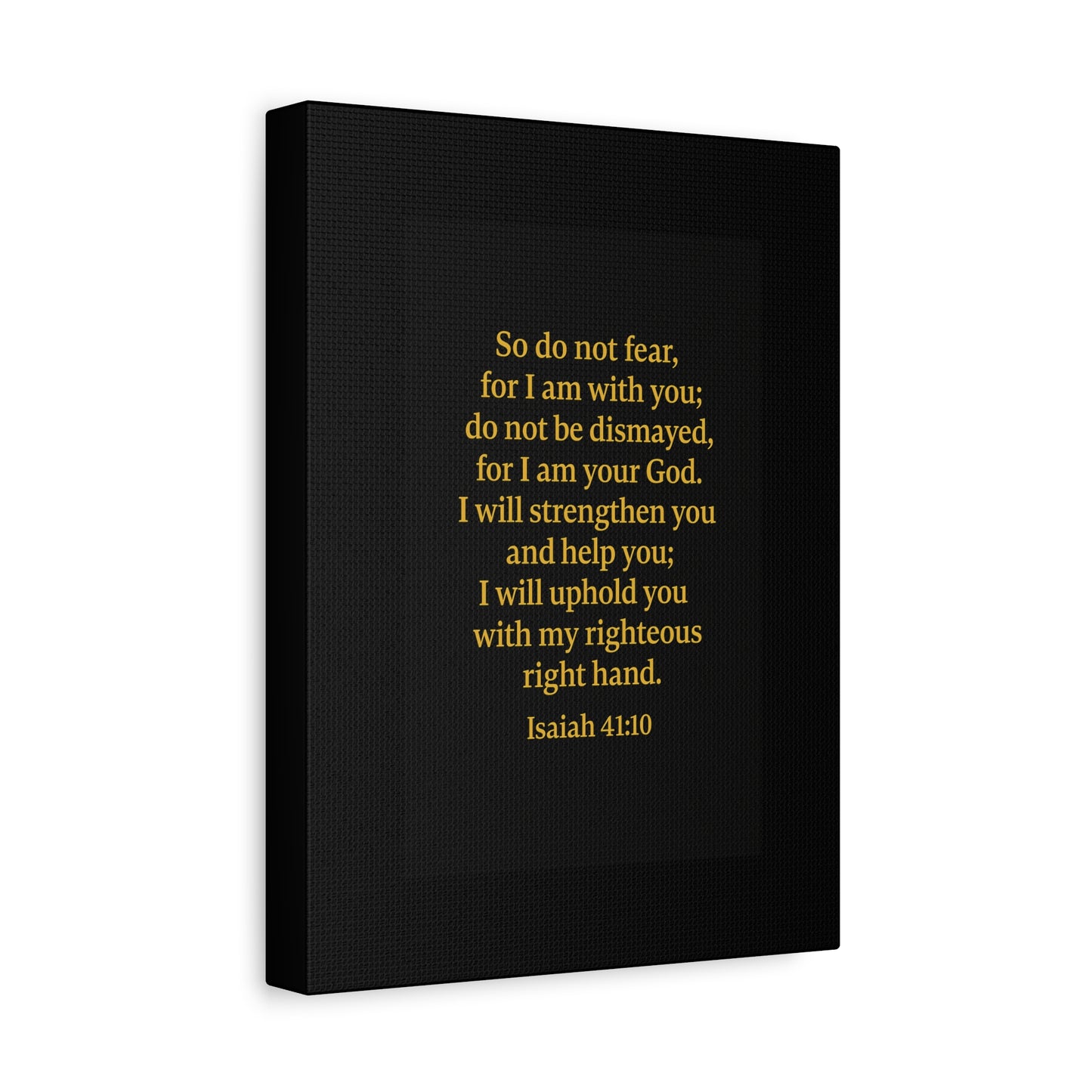 Inspirational Quote Isaiah 41:10 Wall Art, Motivational Canvas Print, Home Decor, Gift for Uplifting Moments, Faith-Based Decoration
