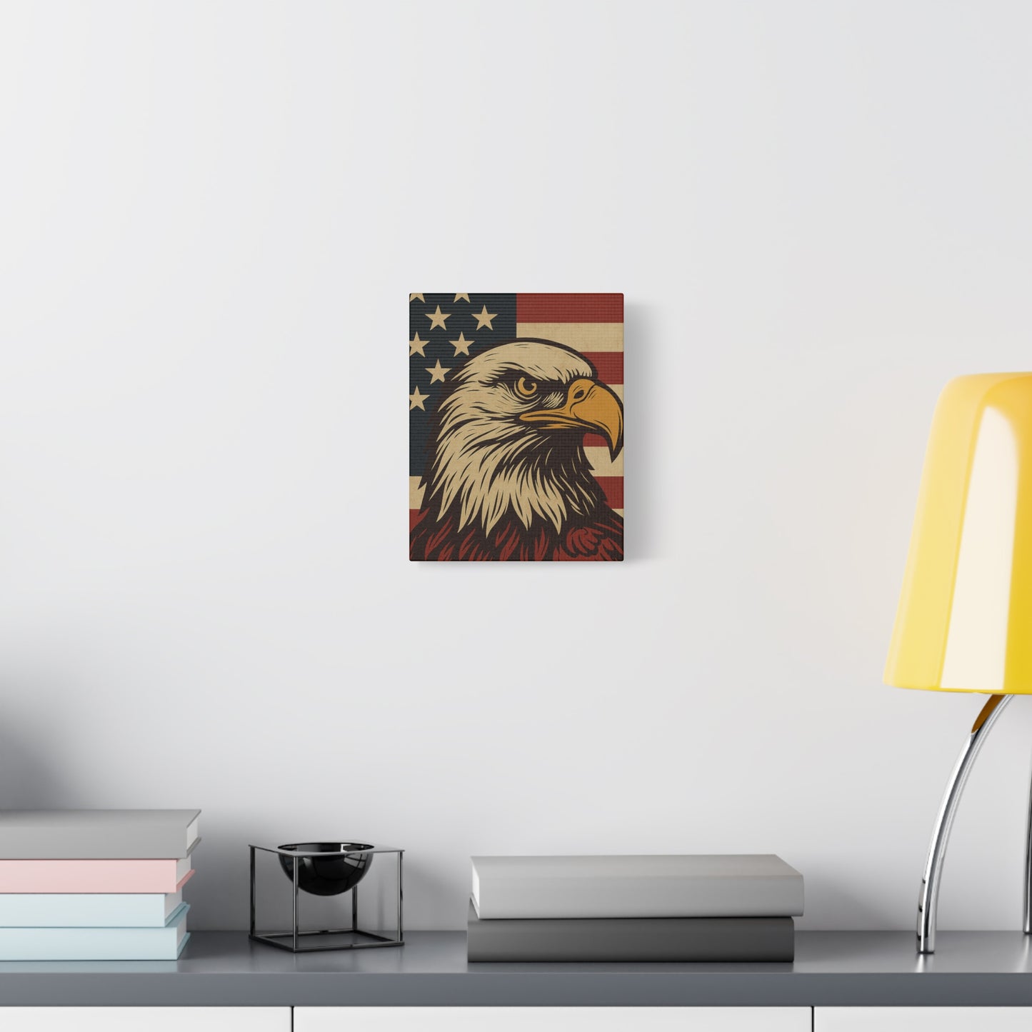American Pride – Bald Eagle Canvas Art