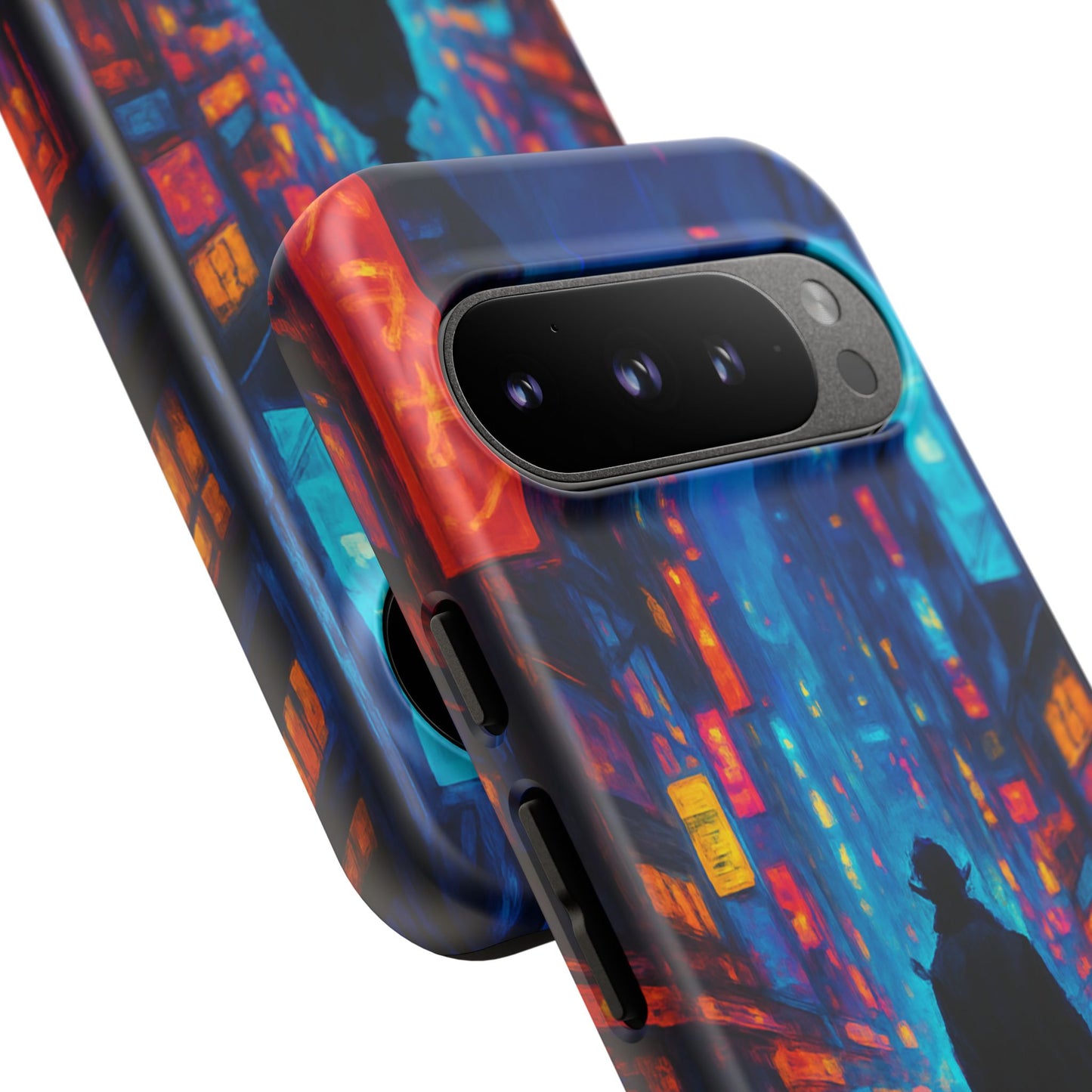 Neon City Nights – Urban Glow Phone Case