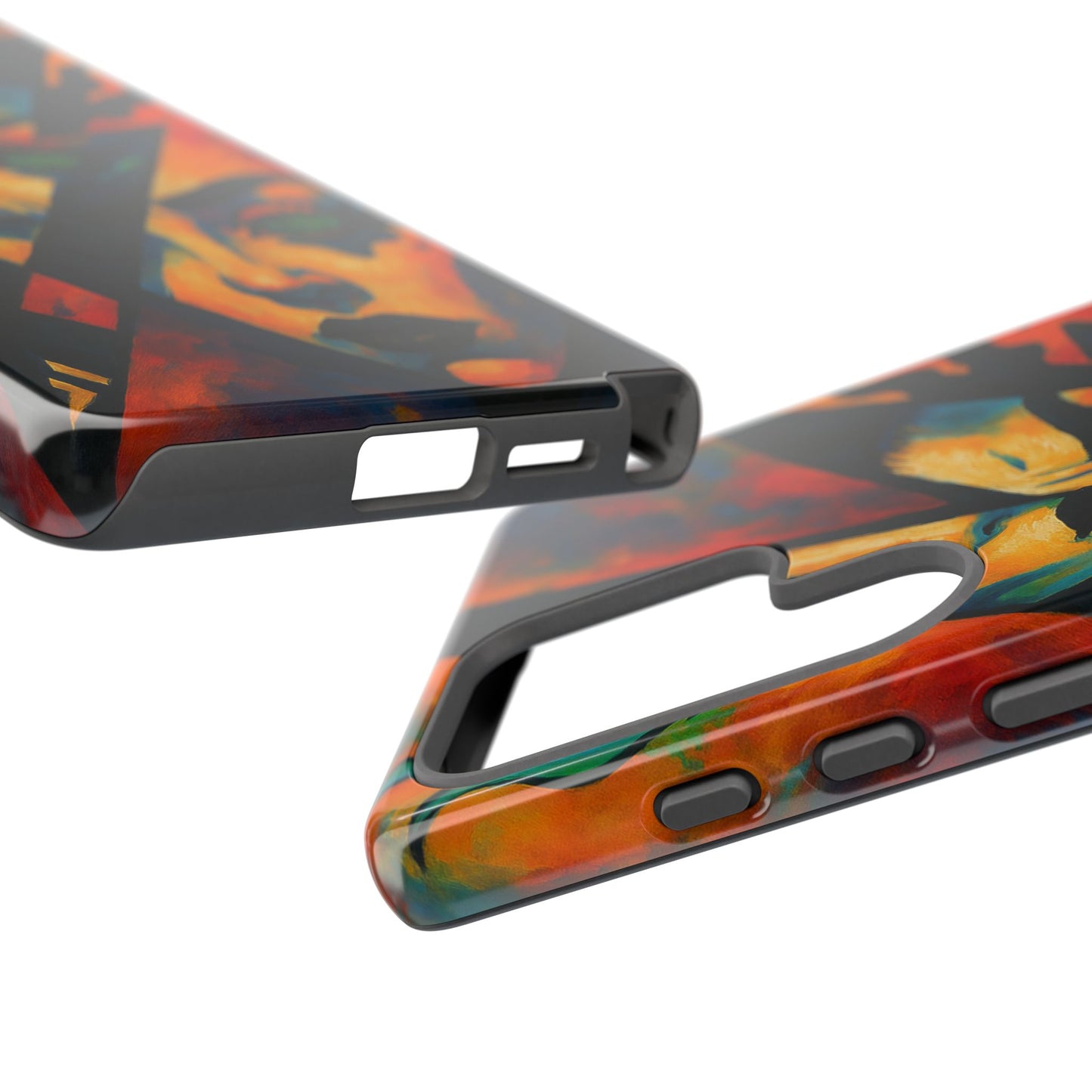 Vibrant Phone Case with Edgy Art, Tough Cases for Trendsetters, Unique Gift for Art Lovers, Colorful Phone Accessory, Protection and Style