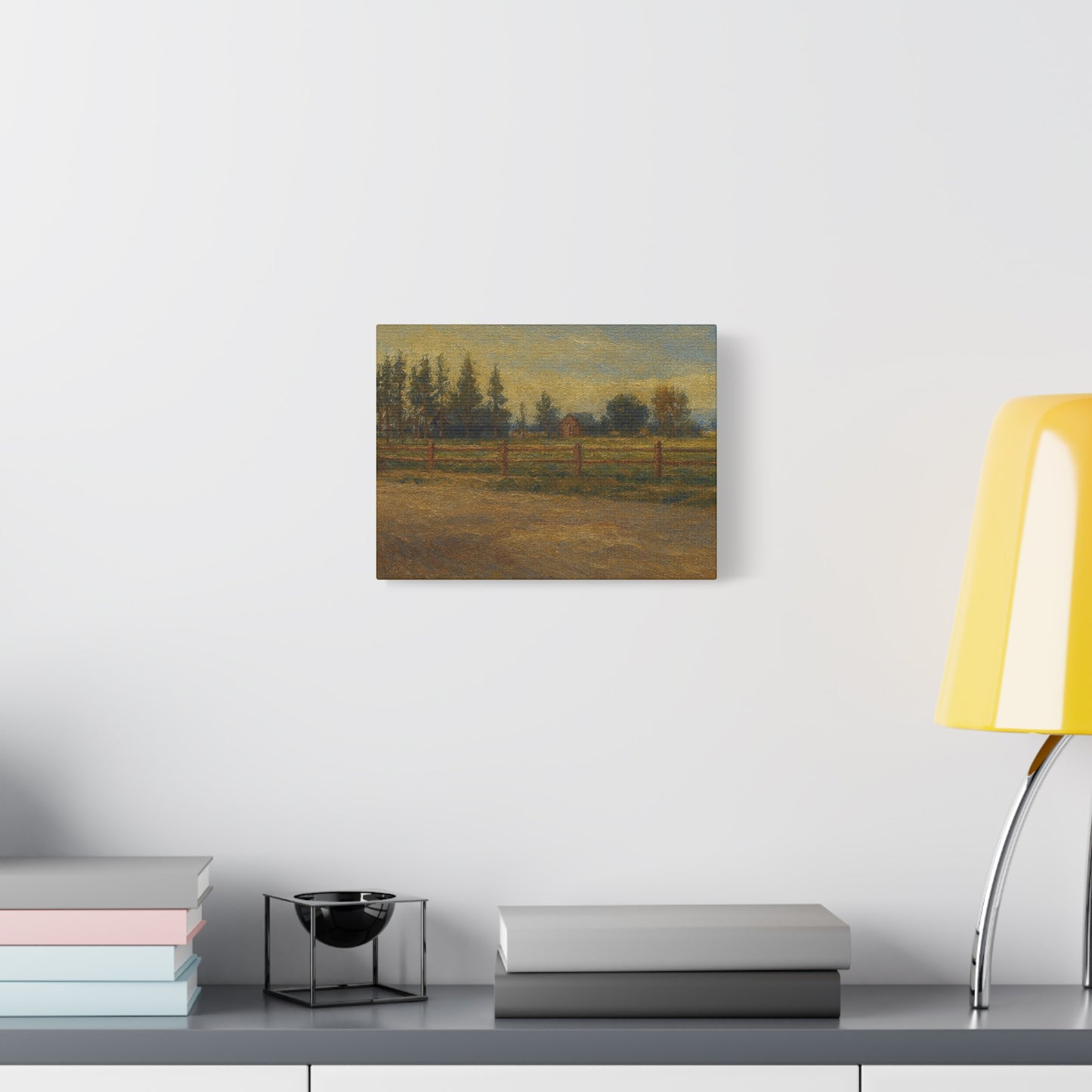 Rustic Landscape Canvas Print, Home Decor, Art for Living Room, Farmhouse Style, Gift for Art Lovers