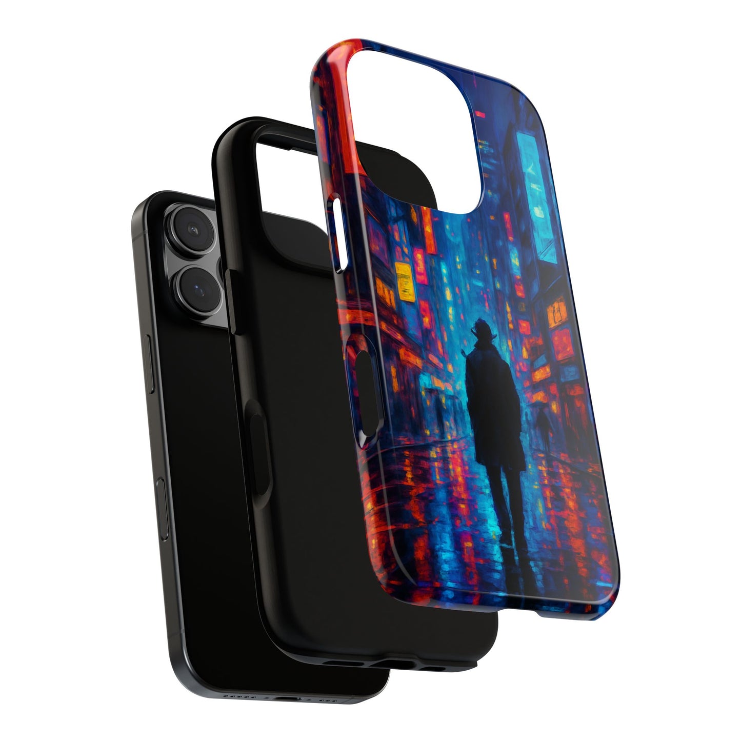 Neon City Nights – Urban Glow Phone Case