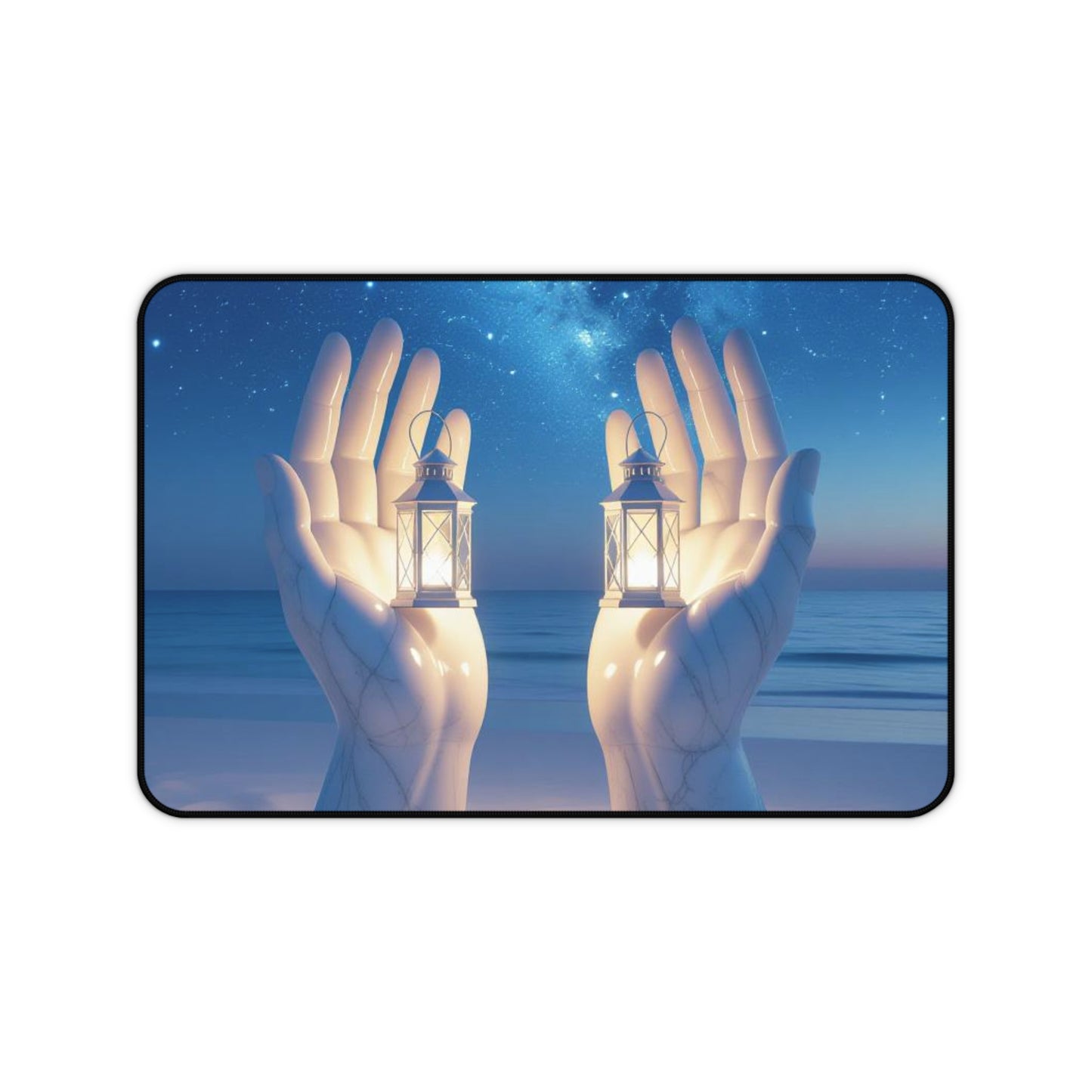 Hands of Light Desk Mat – Inspire Your Workspace
