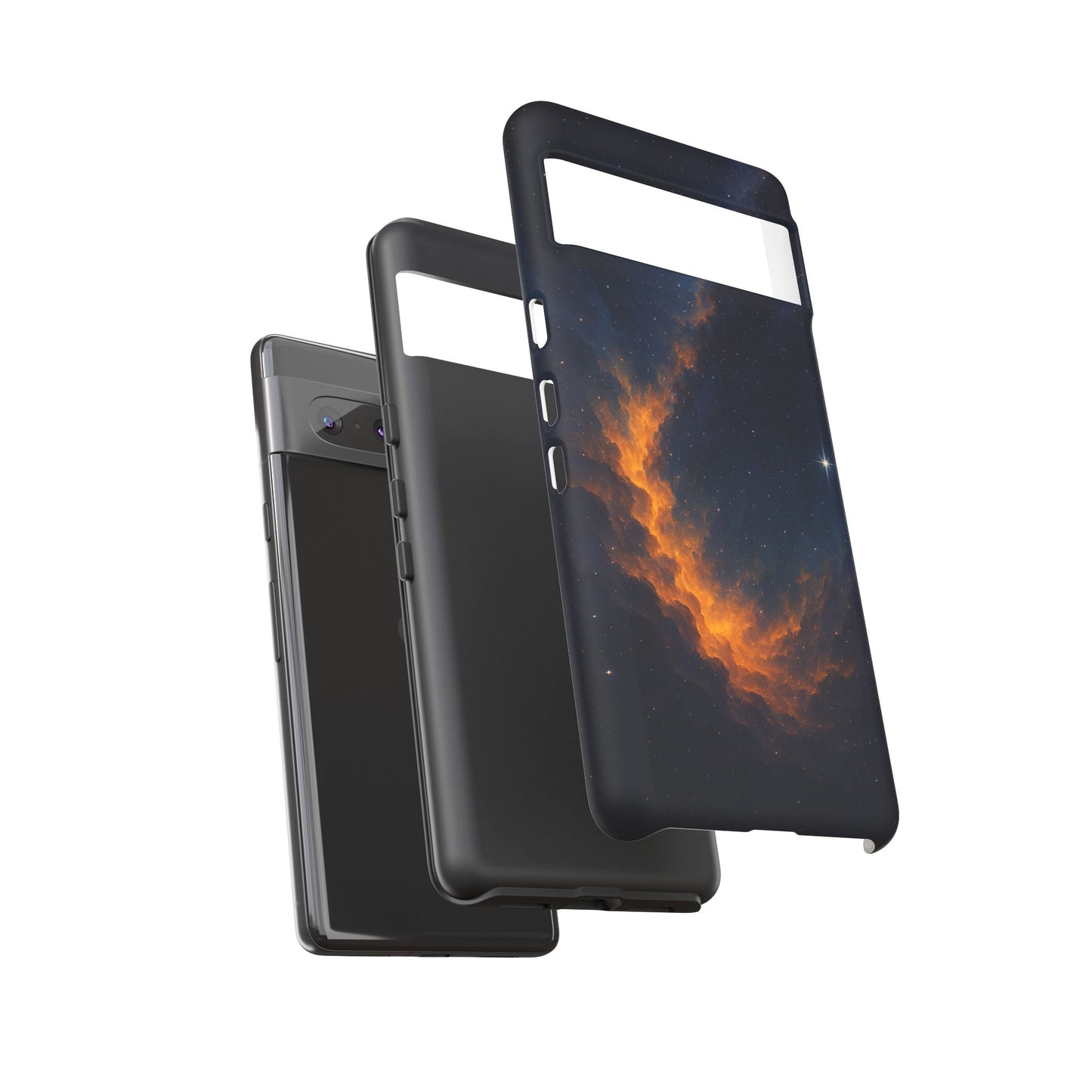 Stellar Flame – Cosmic Nebula Art Phone Case
