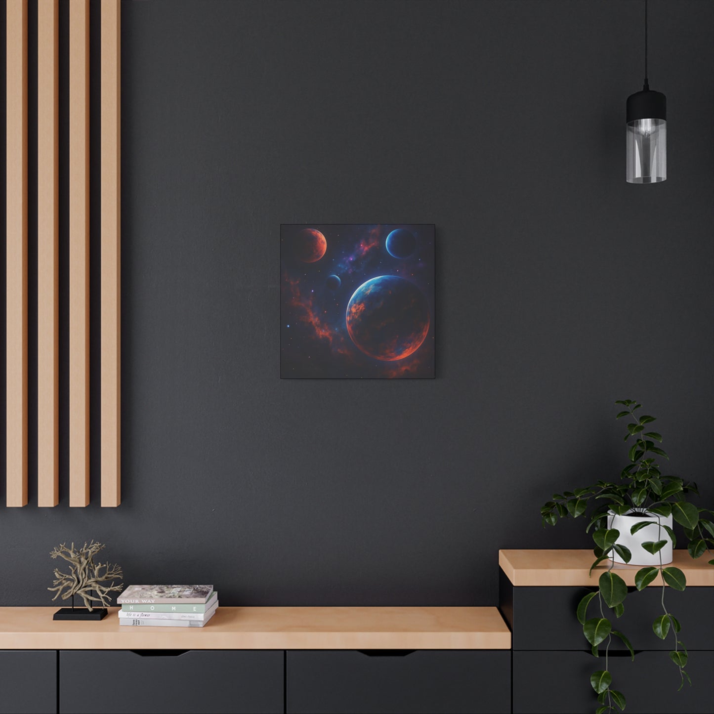 Cosmic Wall Art, Galaxy Canvas, Space Decor, Home Decoration, Astronomical Print, Nebula Artwork, Starry Wall Hanging
