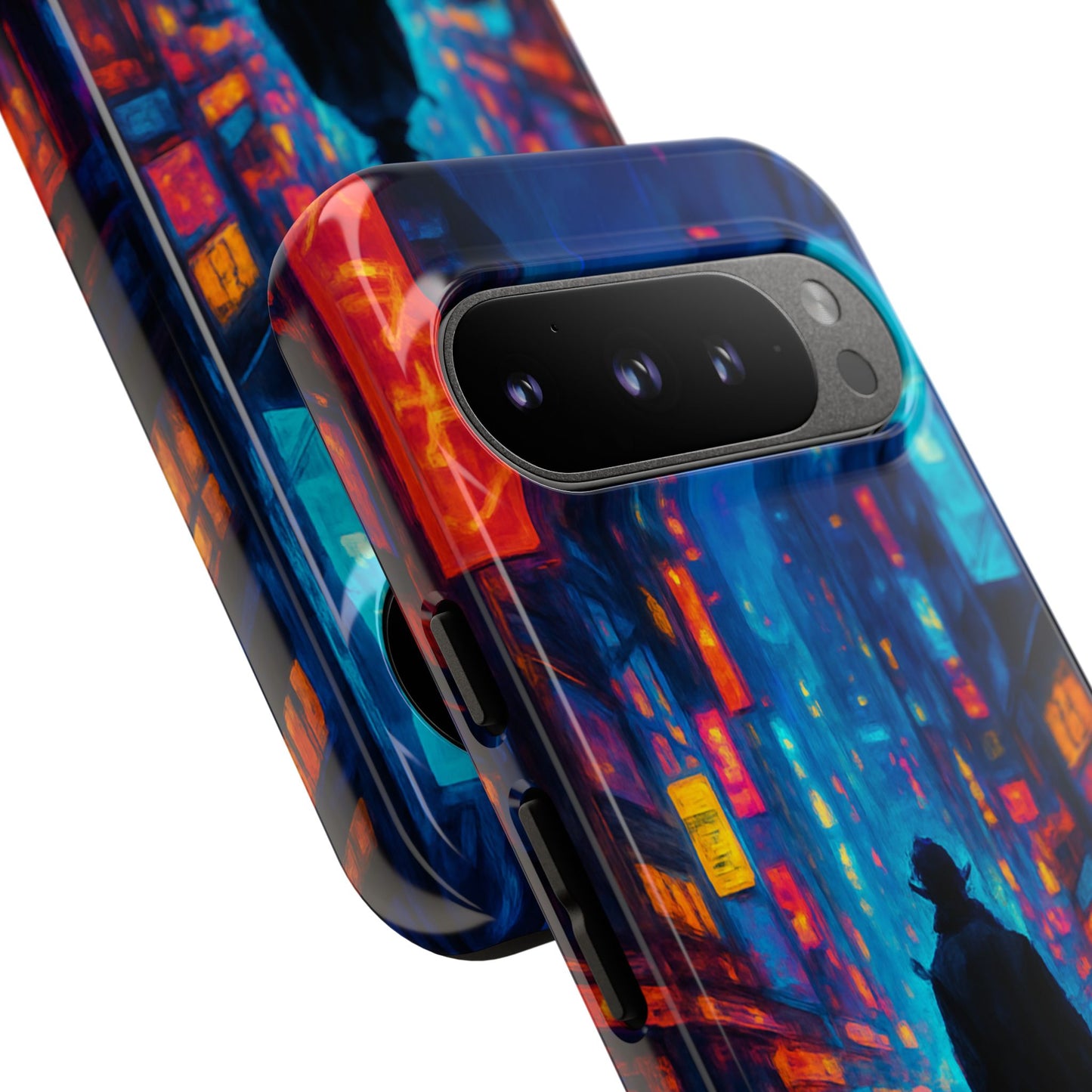 Neon City Nights – Urban Glow Phone Case