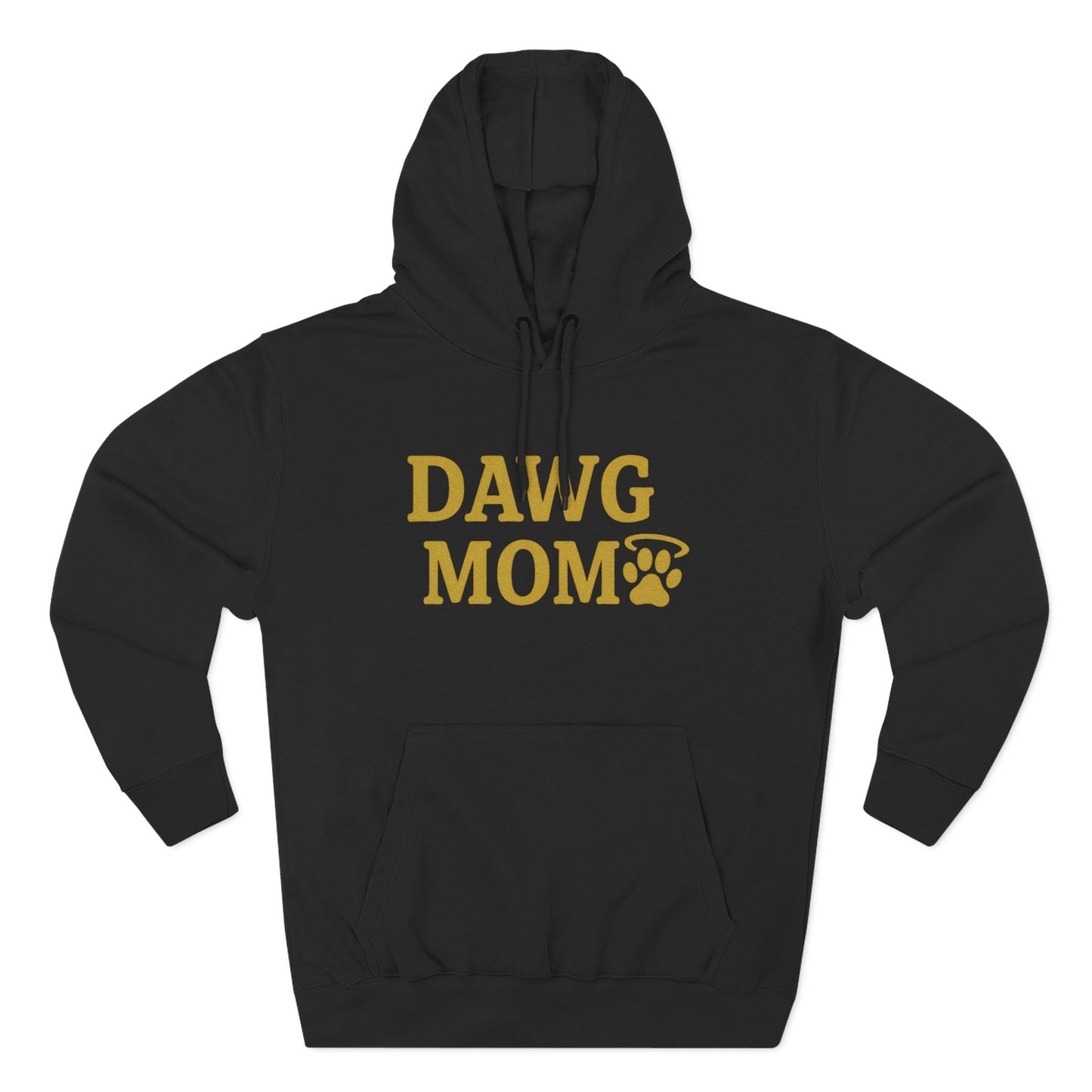 Dawg Mom Fleece Hoodie - Cozy Dog Lover Sweatshirt, Gift for Pet Moms, Animal Lover Apparel, Dog-Themed Clothing, Gifts for Dog Owners