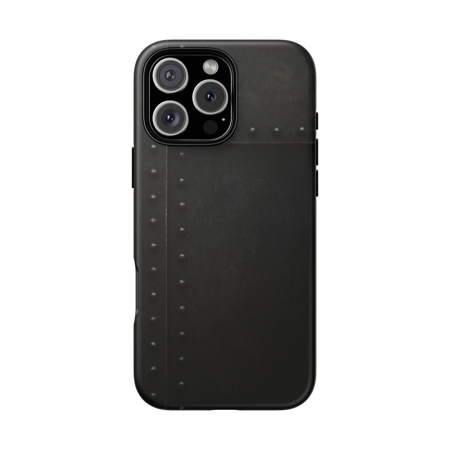 Steel & Smoke – Riveted Shadows Phone Case