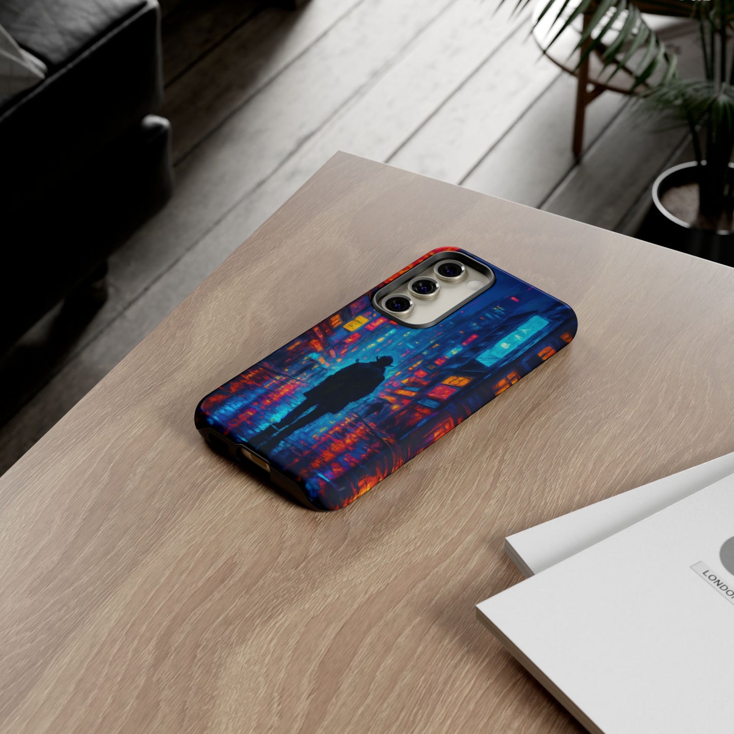Neon City Nights – Urban Glow Phone Case