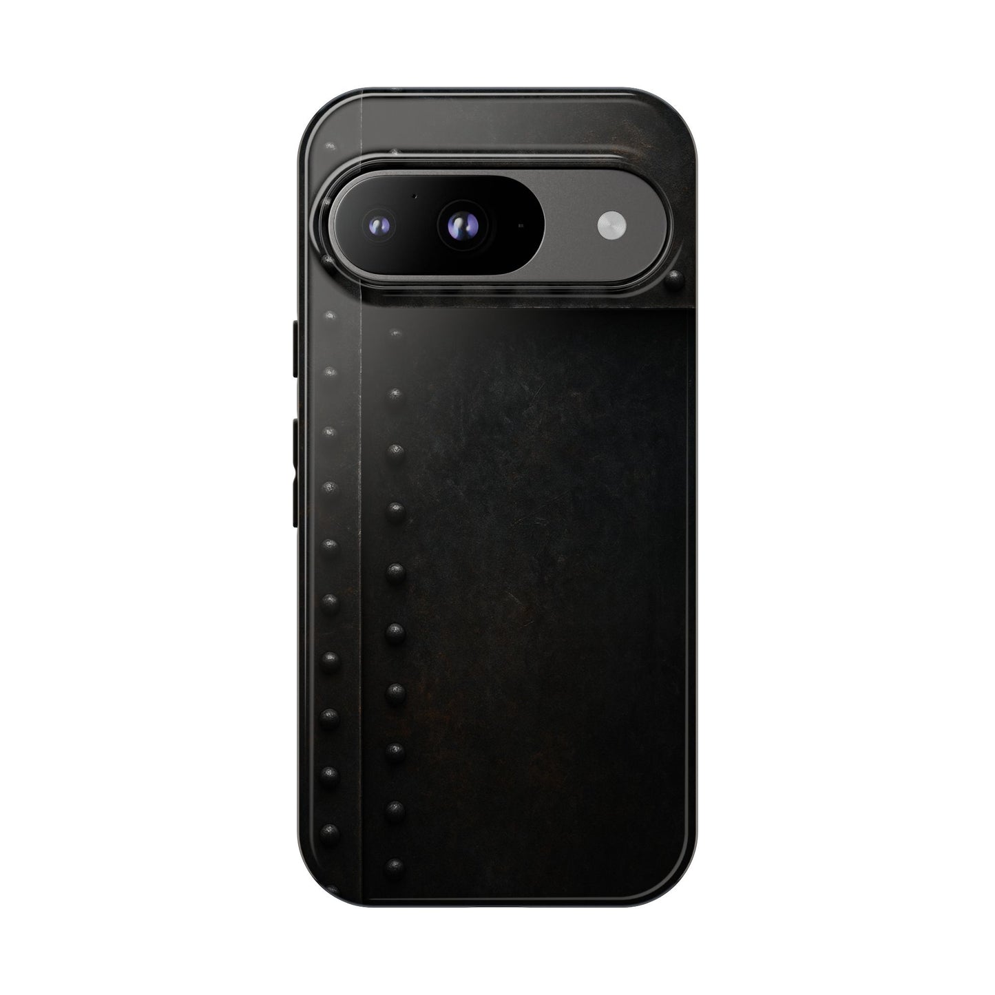 Steel & Smoke – Riveted Shadows Phone Case