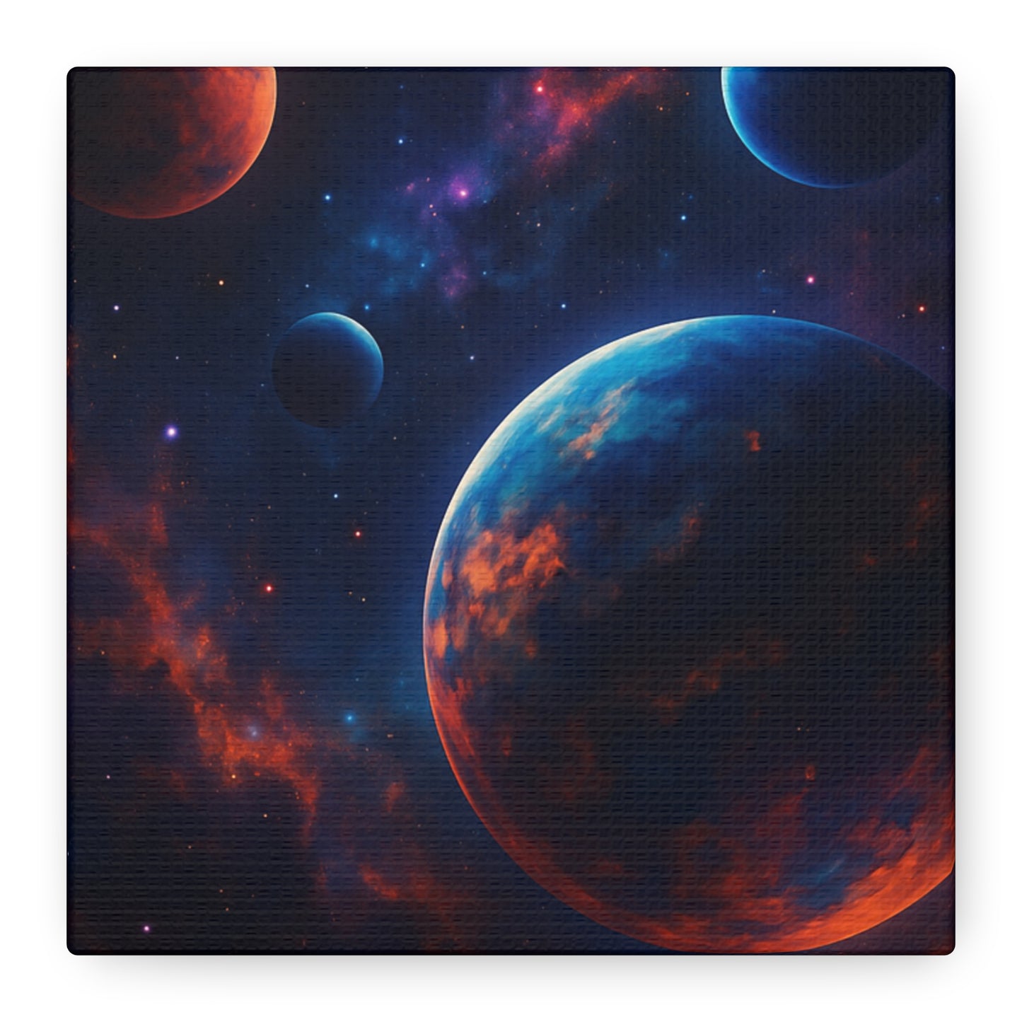 Cosmic Wall Art, Galaxy Canvas, Space Decor, Home Decoration, Astronomical Print, Nebula Artwork, Starry Wall Hanging