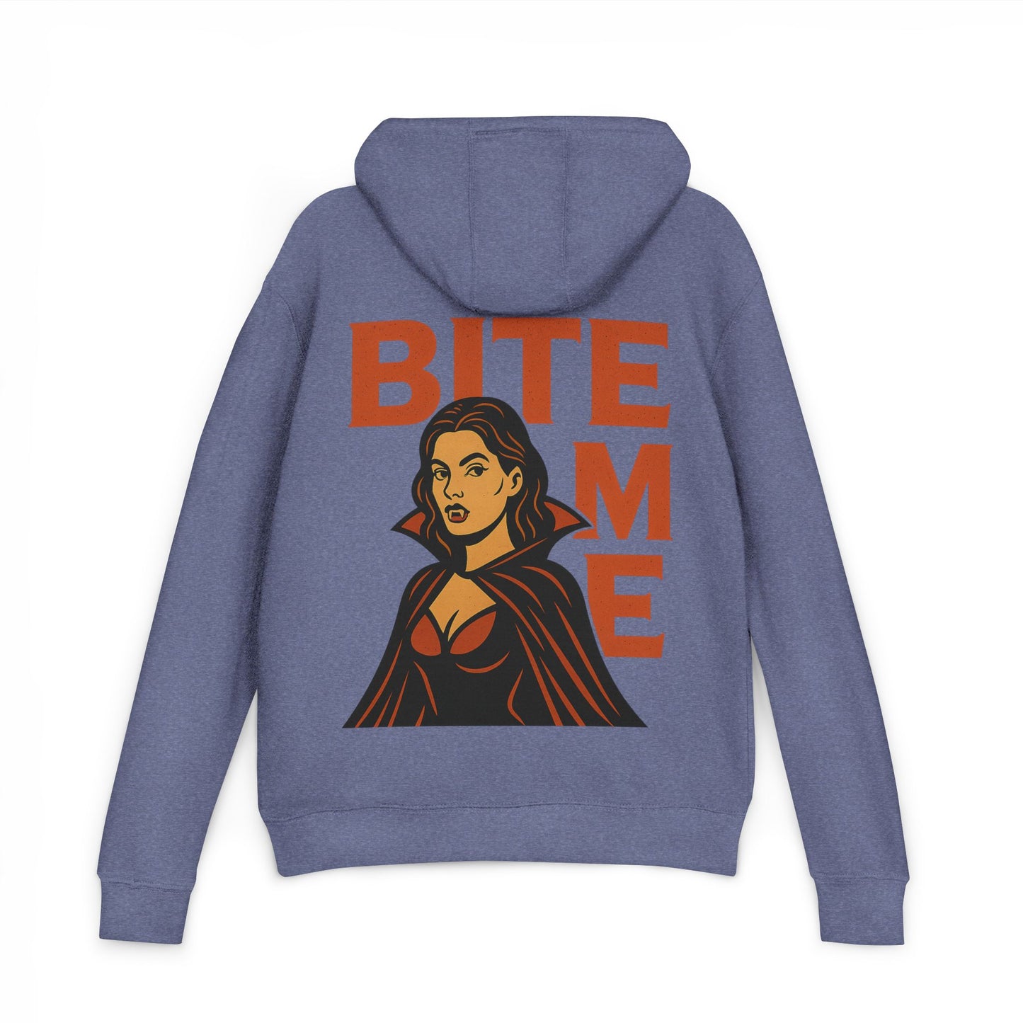 Vampire Bite Me Hoodie, Unisex Halloween Sweatshirt, Spooky Season Apparel, Gothic Fashion, Unique Gift for Vampires