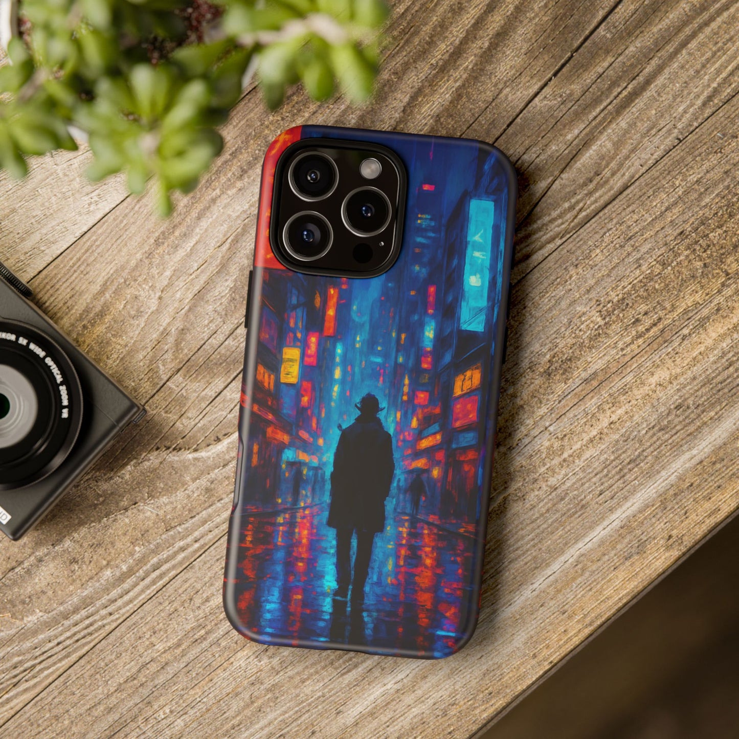 Neon City Nights – Urban Glow Phone Case