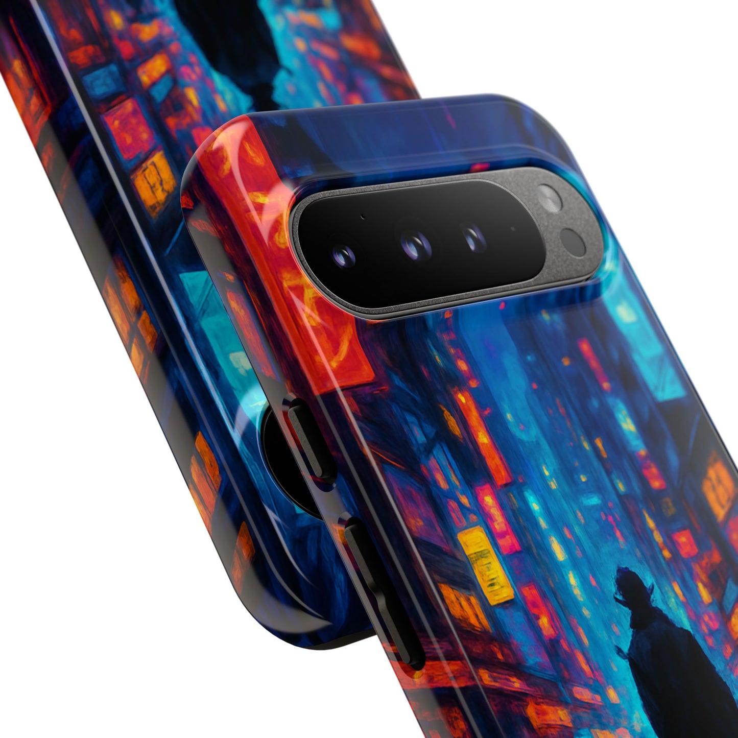 Neon City Nights – Urban Glow Phone Case