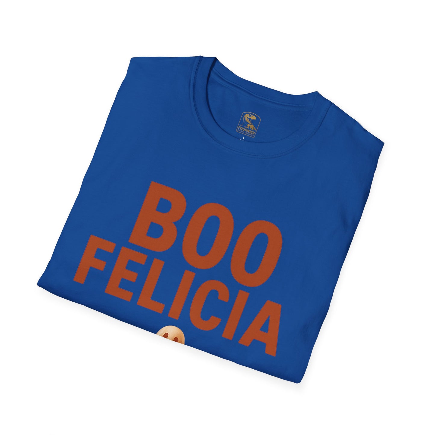 Boo Felicia Ghost Tee, Unisex Halloween T-Shirt, Funny Spirit Shirt, Casual Fall Apparel, Halloween Party Outfit, Cute Ghost Design