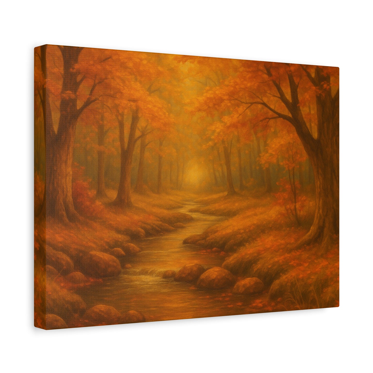 Autumn Landscape Canvas Print, Cozy Home Decor, Fall Wall Art, Nature Inspired Gift, Thanksgiving Decoration