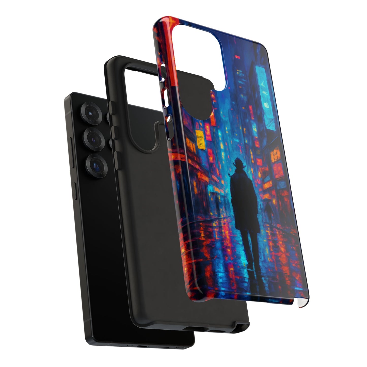 Neon City Nights – Urban Glow Phone Case