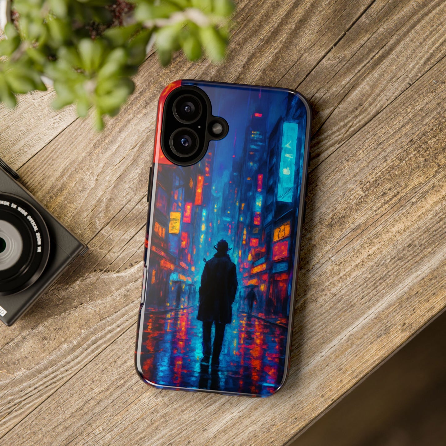 Neon City Nights – Urban Glow Phone Case