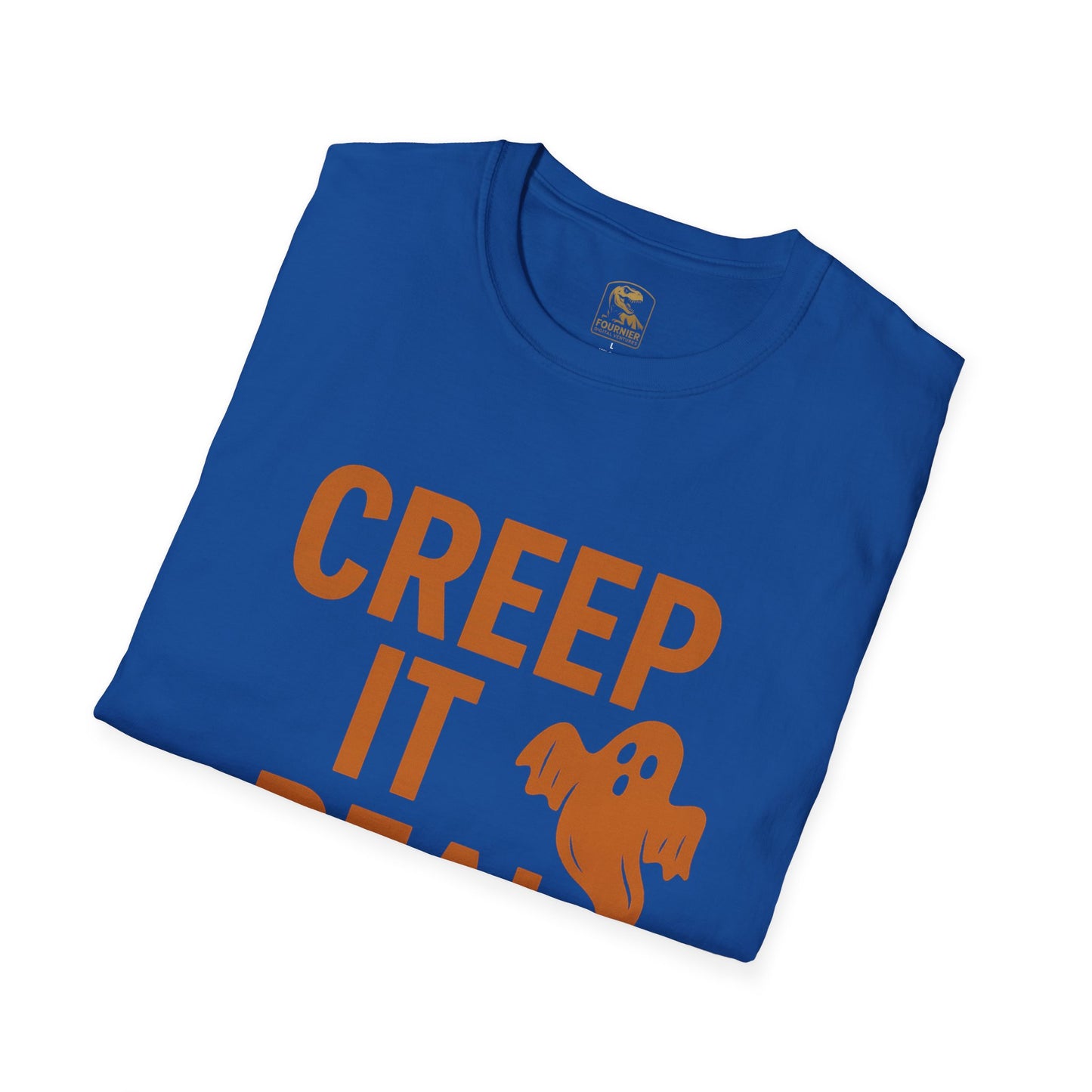 Halloween Graphic Tee, Creep It Real Shirt for Ghost Lovers, Unisex Casual T-Shirt, Funny October Apparel, Spirit Halloween Gift