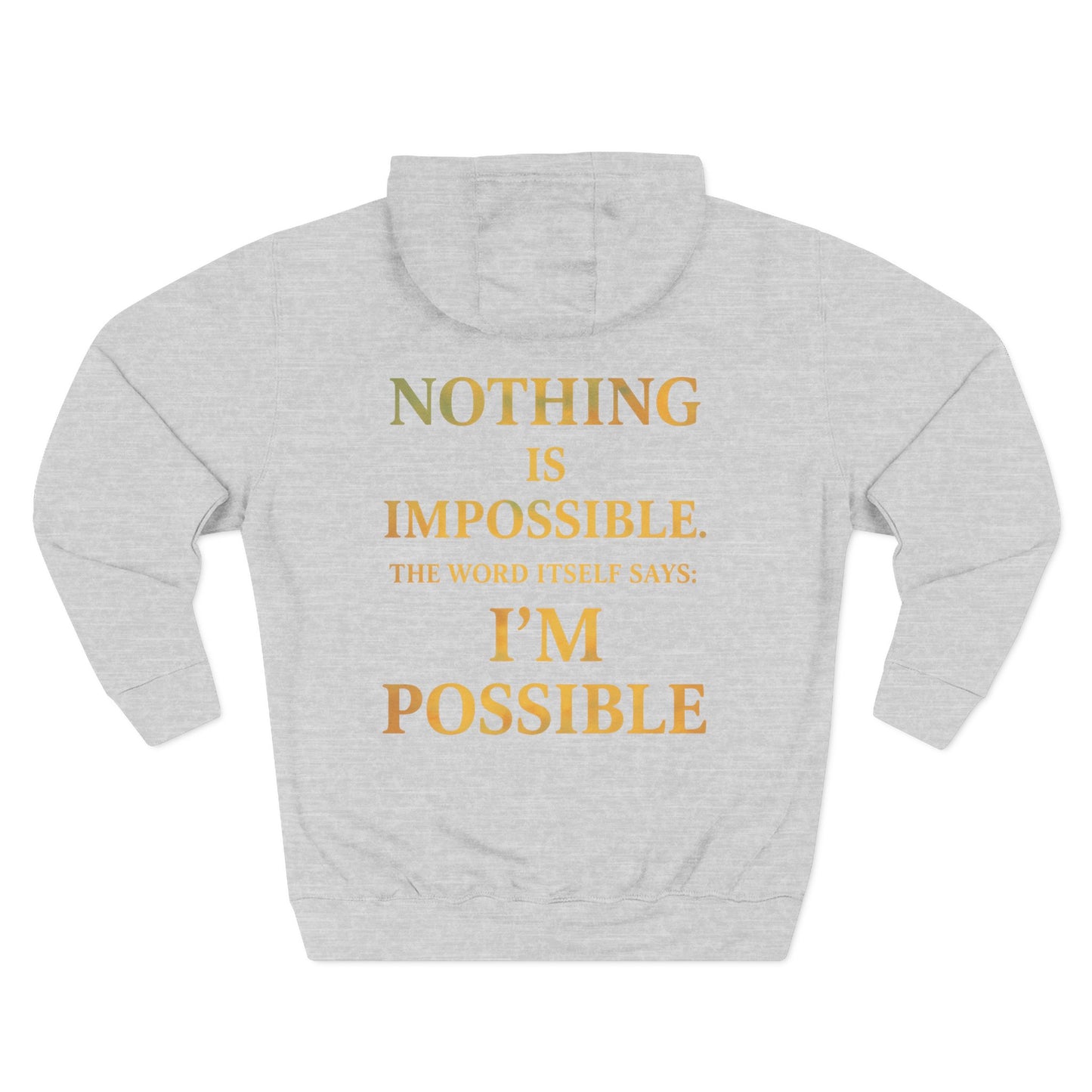Inspirational Fleece Hoodie, Motivational Gift for Wellness, Stay Sober Apparel, Positive Affirmation Hoodie, Recovery Support Clothing