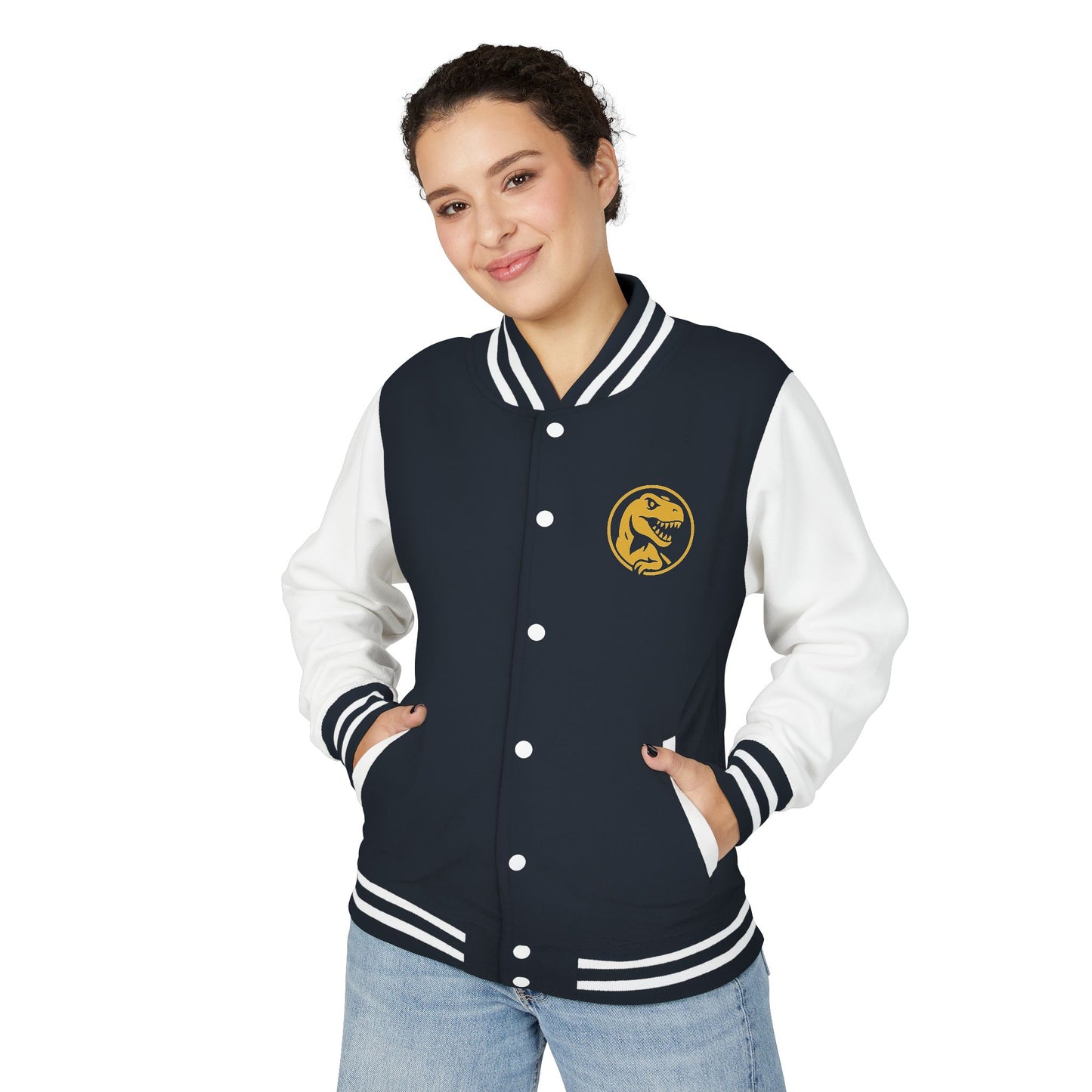 Unisex Heavyweight Letterman Jacket - Vintage Style, Perfect Gift for Recovery and Motivation, Casual Wear, Sports Jacket, College Style