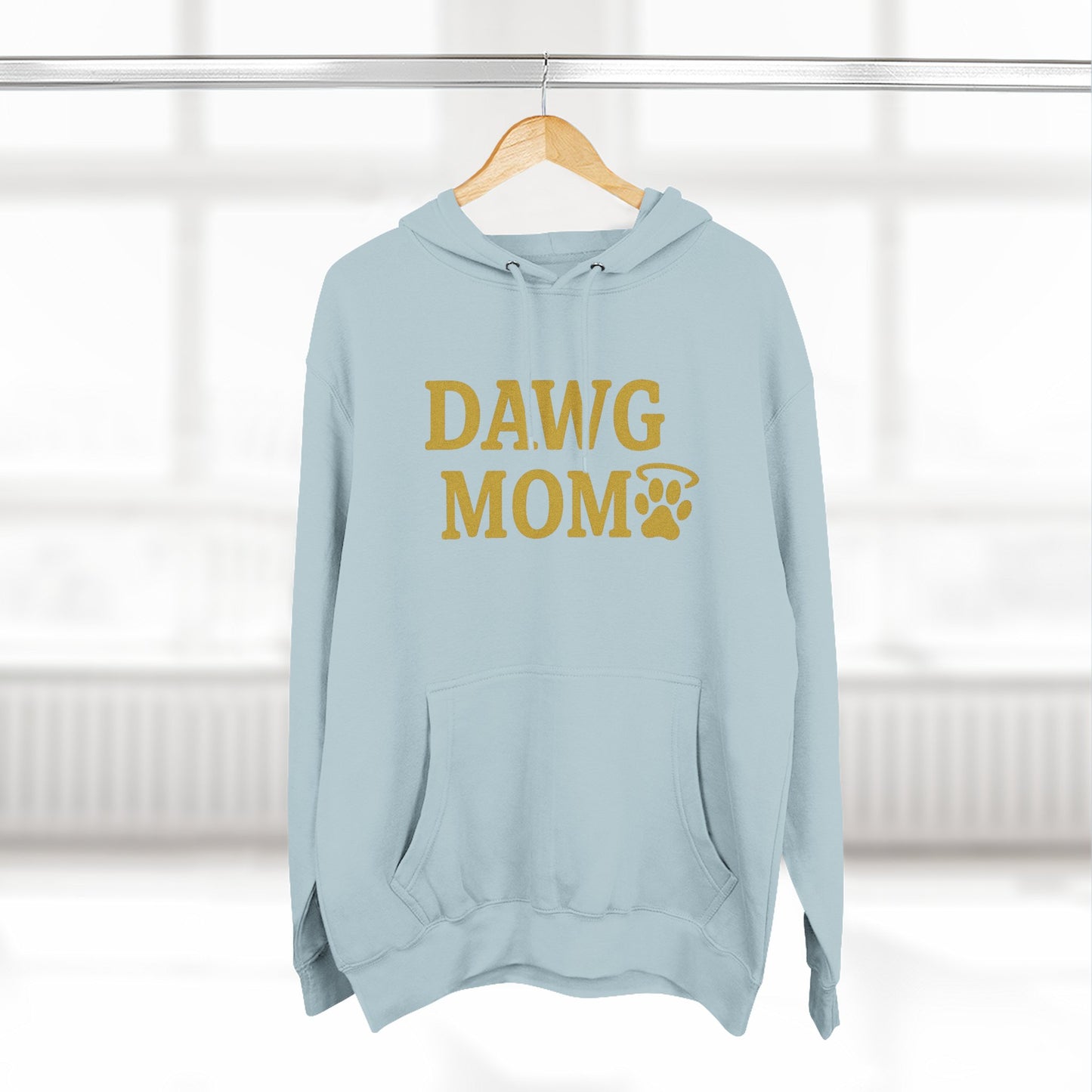 Dawg Mom Fleece Hoodie - Cozy Dog Lover Sweatshirt, Gift for Pet Moms, Animal Lover Apparel, Dog-Themed Clothing, Gifts for Dog Owners
