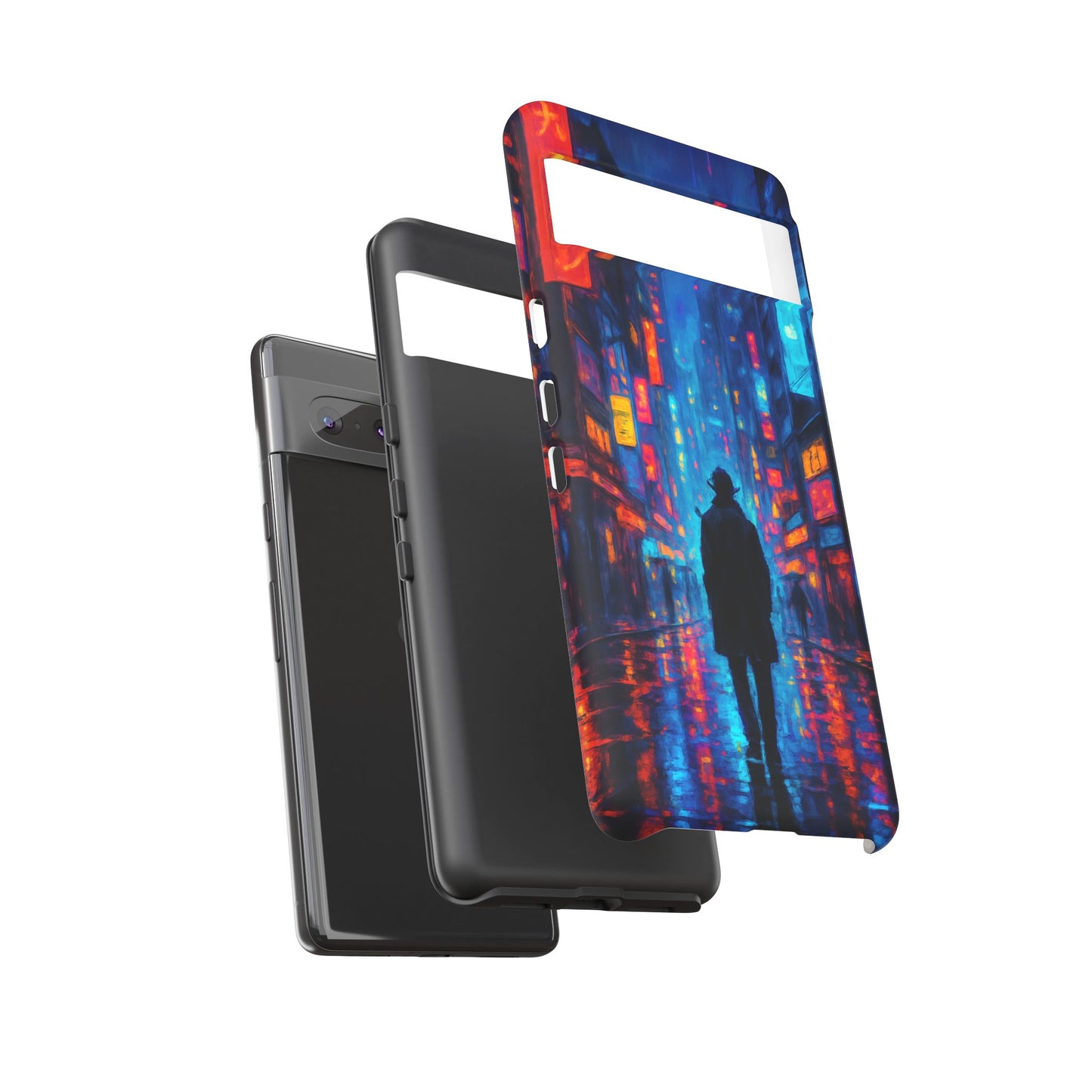 Neon City Nights – Urban Glow Phone Case