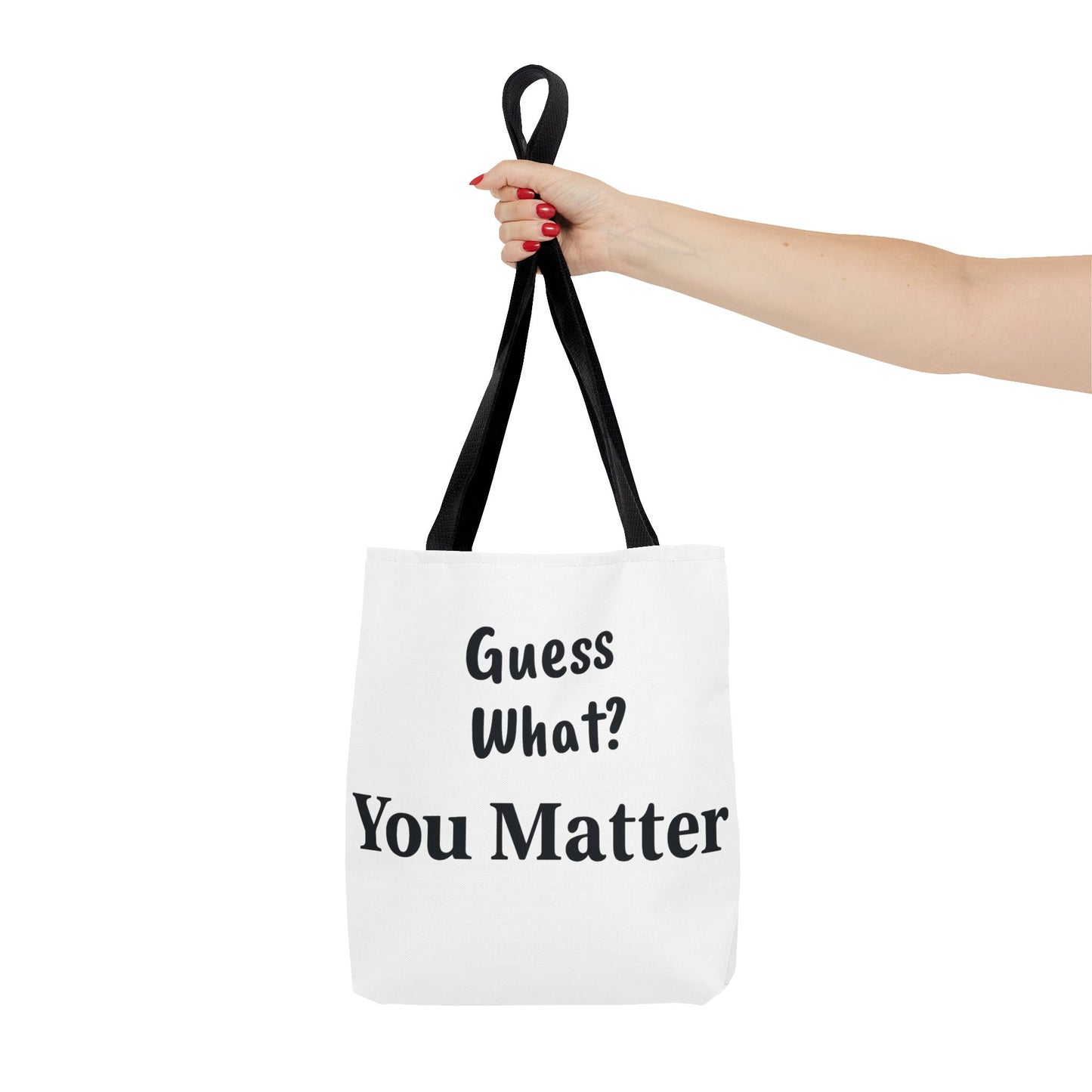 Empowering Tote Bag - You Matter, Motivational Gift, Inspirational Purse, Affirmation Bag, Unique Everyday Carry