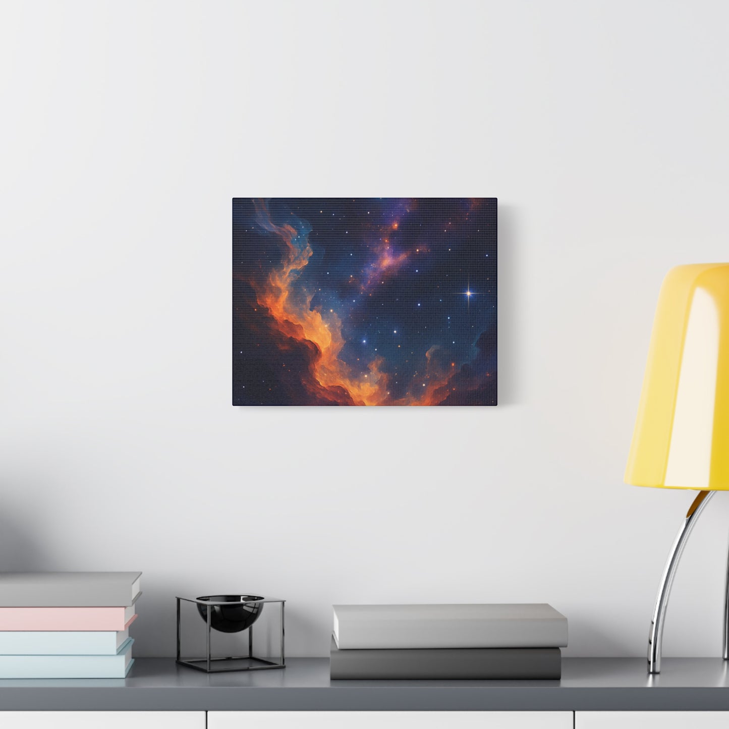 Stellar Flame – Nebula Canvas Art