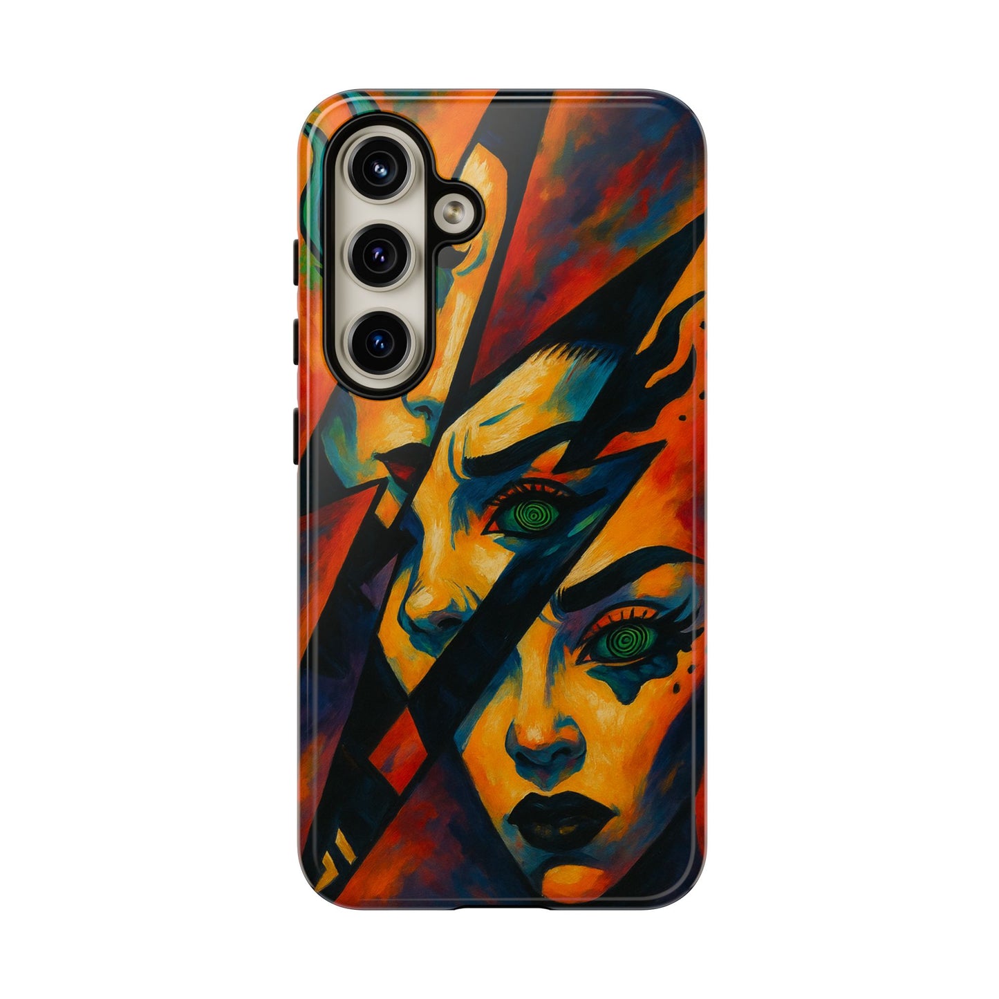 Vibrant Phone Case with Edgy Art, Tough Cases for Trendsetters, Unique Gift for Art Lovers, Colorful Phone Accessory, Protection and Style