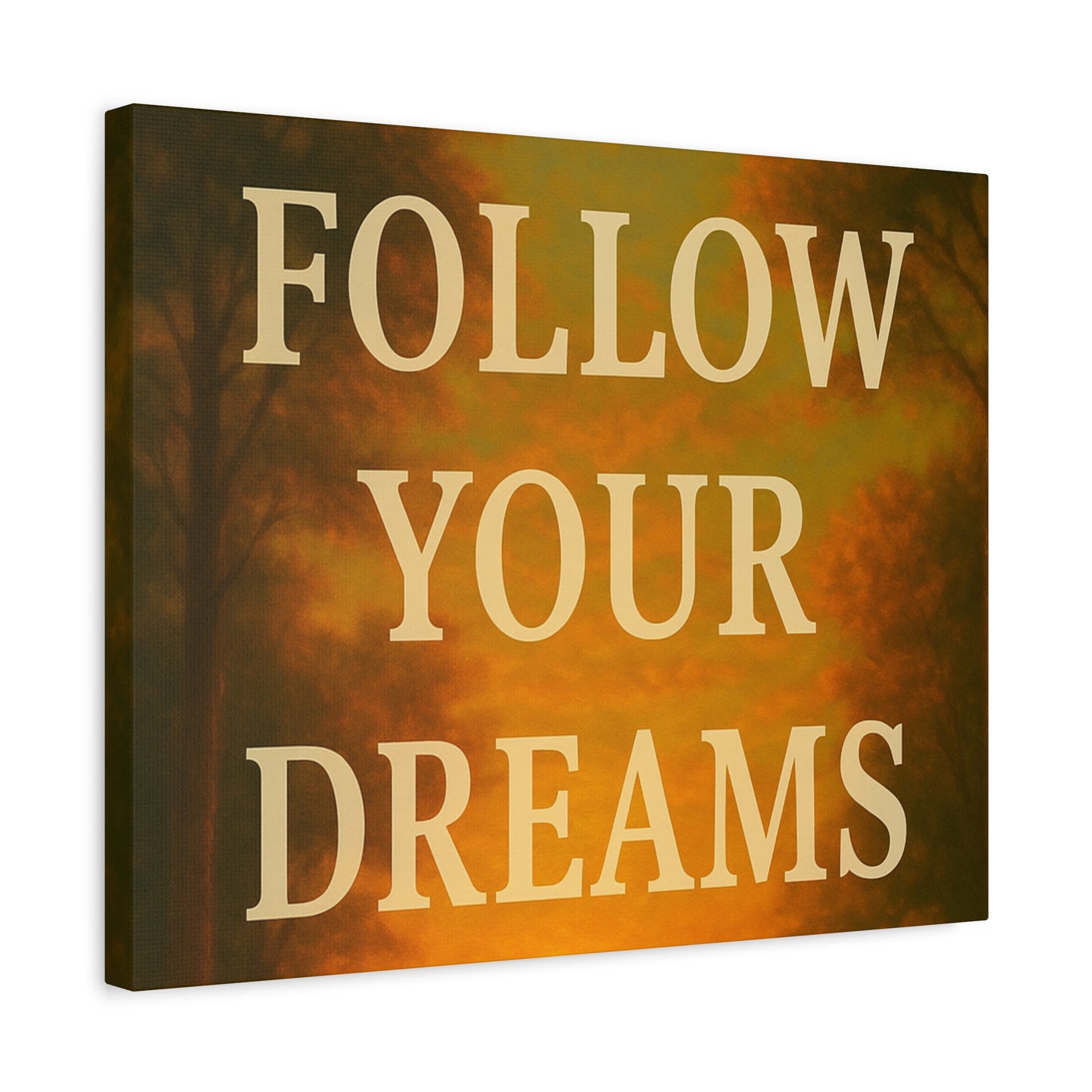 Inspirational Canvas Wall Art, Motivational Decor for Home and Office, Follow Your Dreams