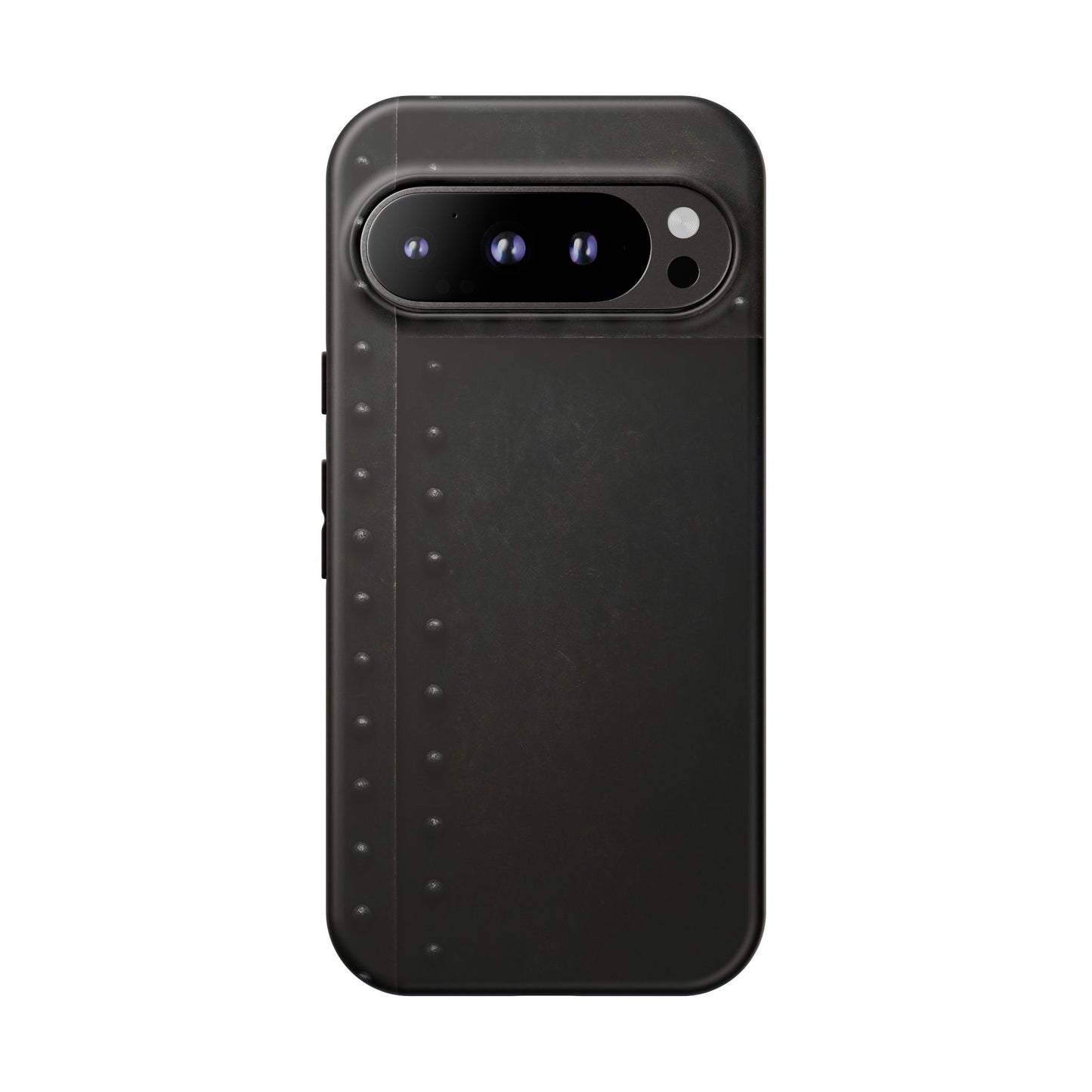 Steel & Smoke – Riveted Shadows Phone Case