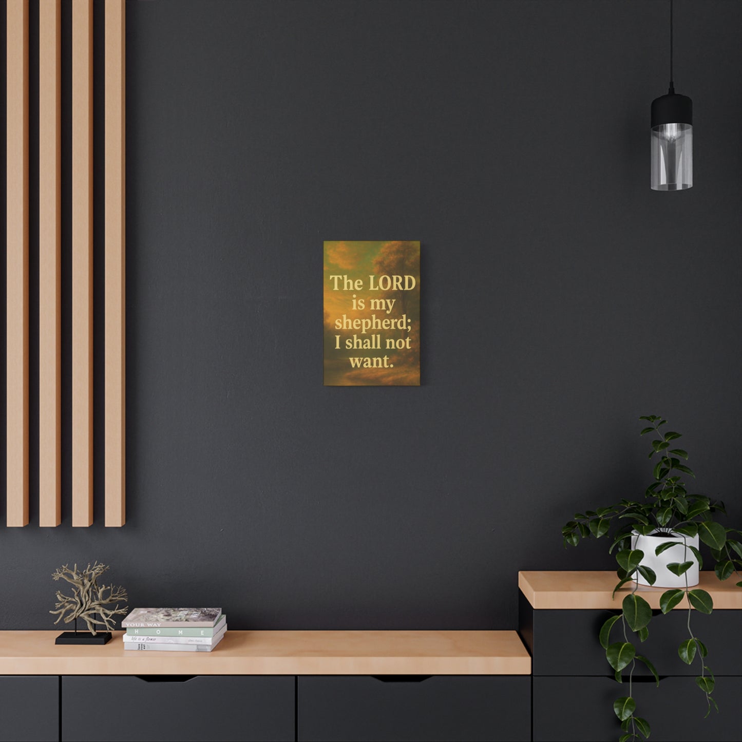 Inspirational Canvas Wall Art, Faith Decor, Home Blessing, Religious Gift, Rustic Artwork