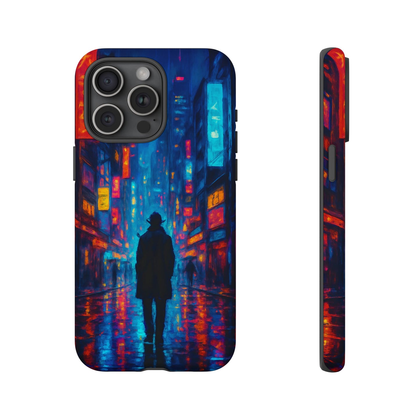 Neon City Nights – Urban Glow Phone Case