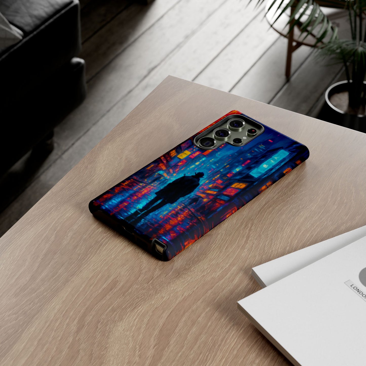 Neon City Nights – Urban Glow Phone Case