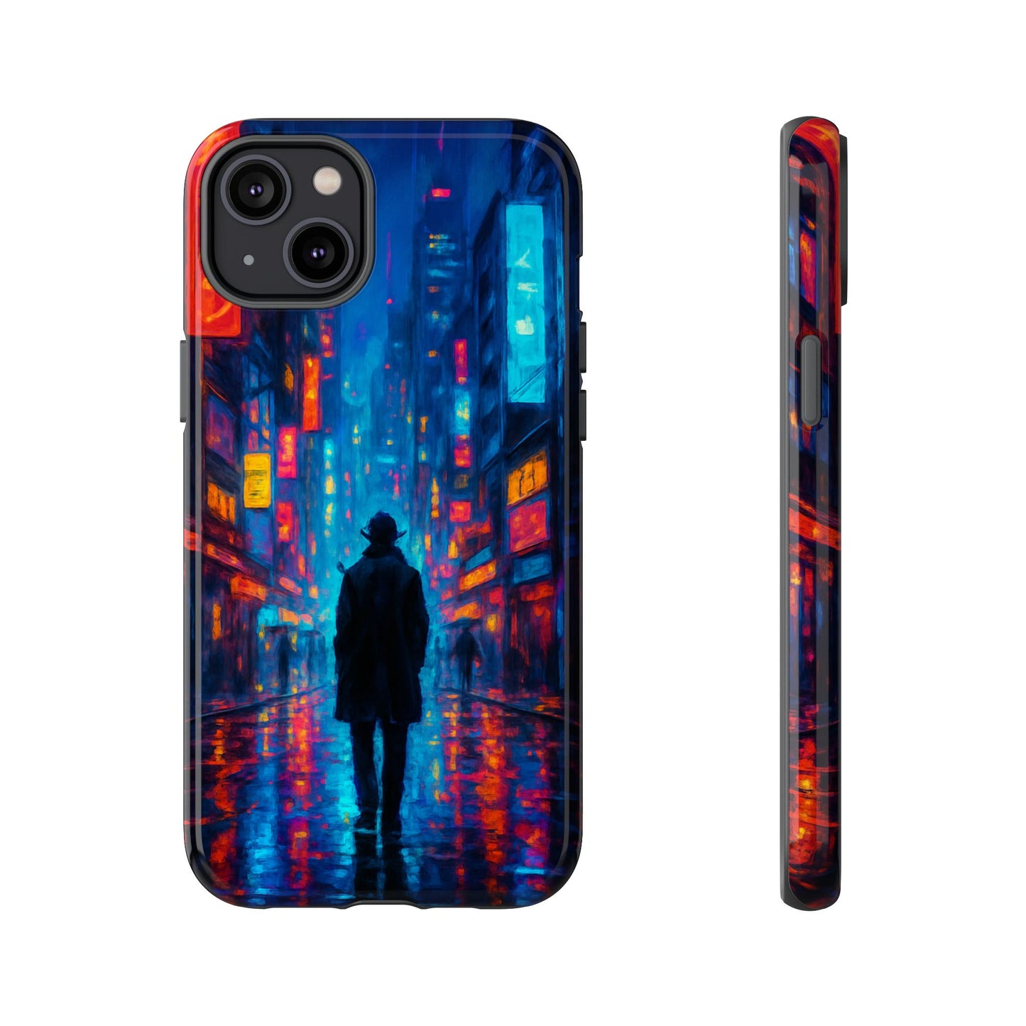 Neon City Nights – Urban Glow Phone Case