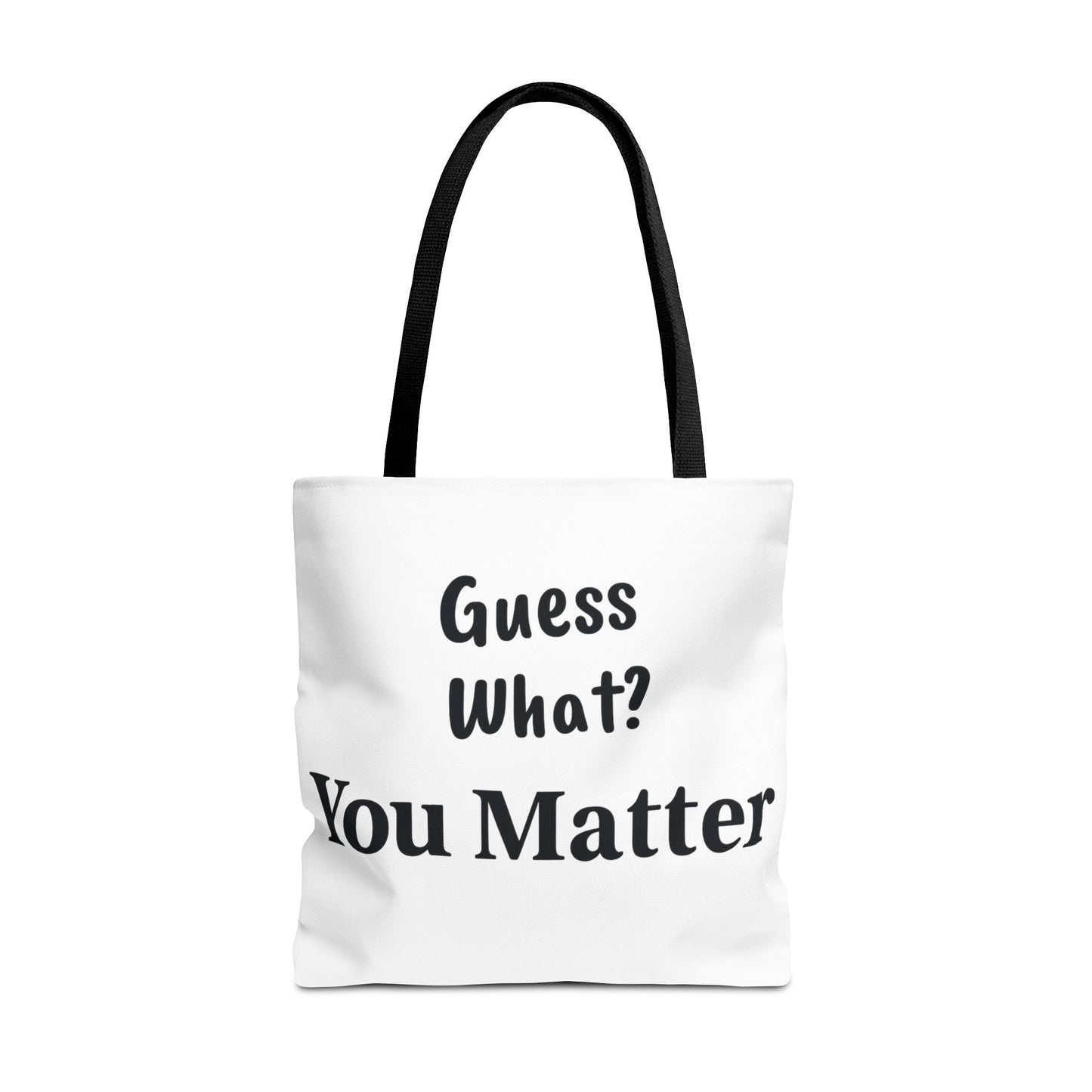 Empowering Tote Bag - You Matter, Motivational Gift, Inspirational Purse, Affirmation Bag, Unique Everyday Carry