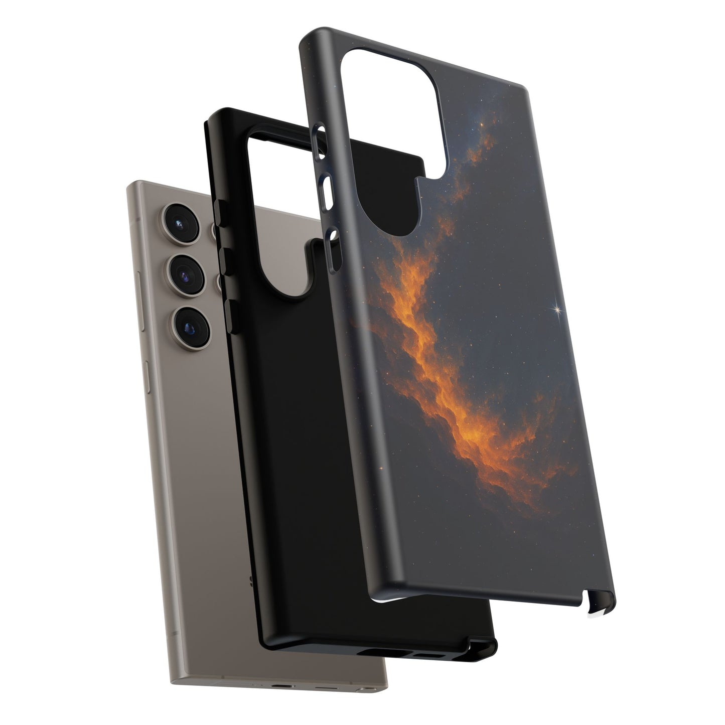 Stellar Flame – Cosmic Nebula Art Phone Case