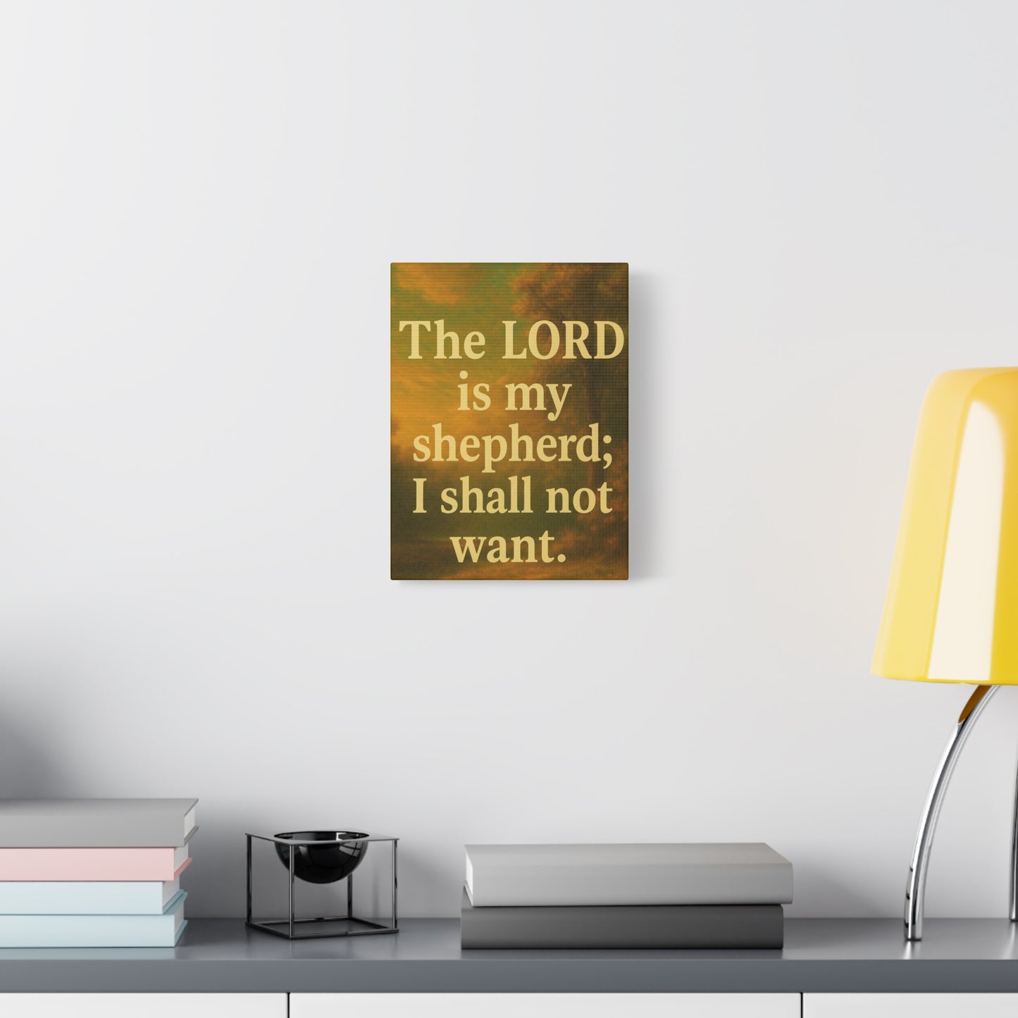 Inspirational Canvas Wall Art, Faith Decor, Home Blessing, Religious Gift, Rustic Artwork