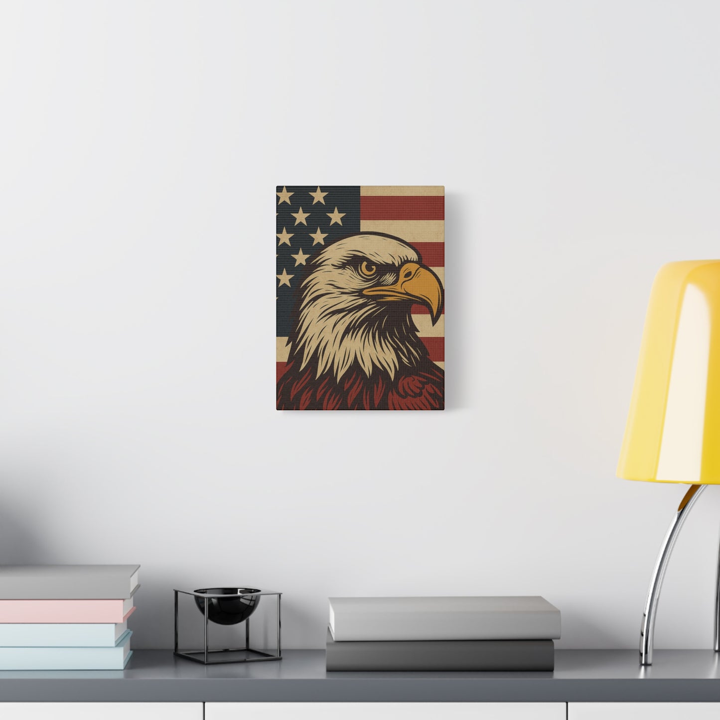 American Pride – Bald Eagle Canvas Art
