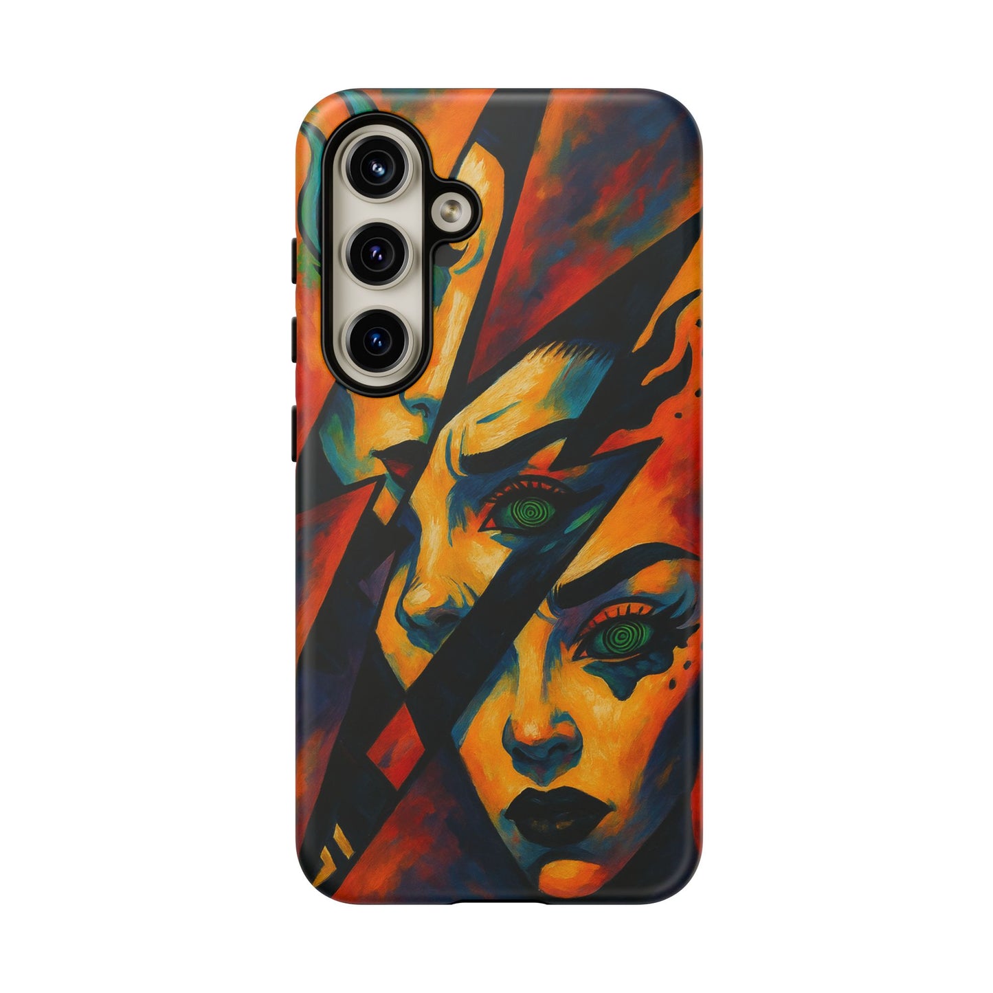 Vibrant Phone Case with Edgy Art, Tough Cases for Trendsetters, Unique Gift for Art Lovers, Colorful Phone Accessory, Protection and Style