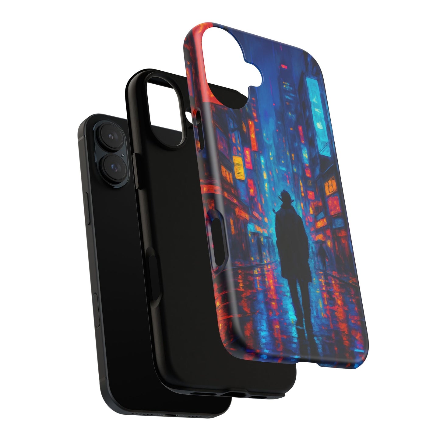 Neon City Nights – Urban Glow Phone Case