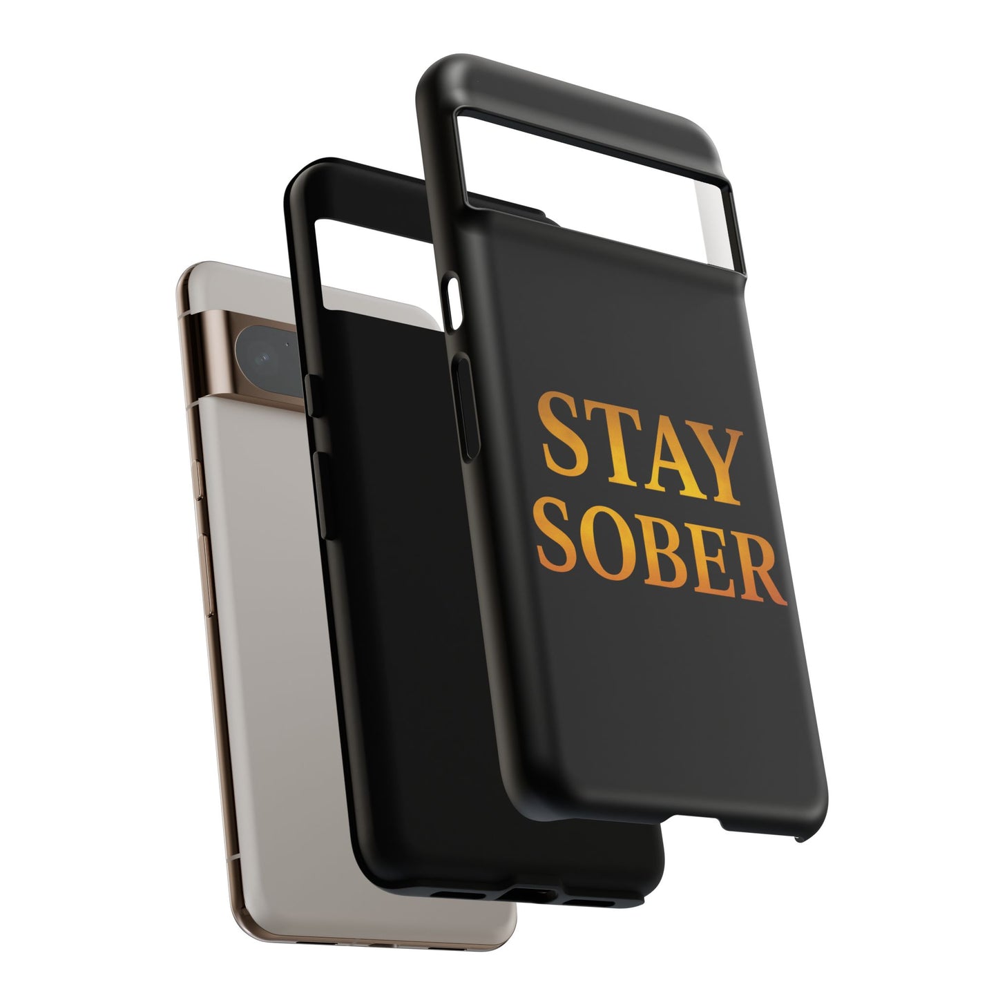 Stay Sober Phone Case | Tough Cases | Recovery Gift | Sobriety Support | Motivational Accessories | Unique Phone Cover