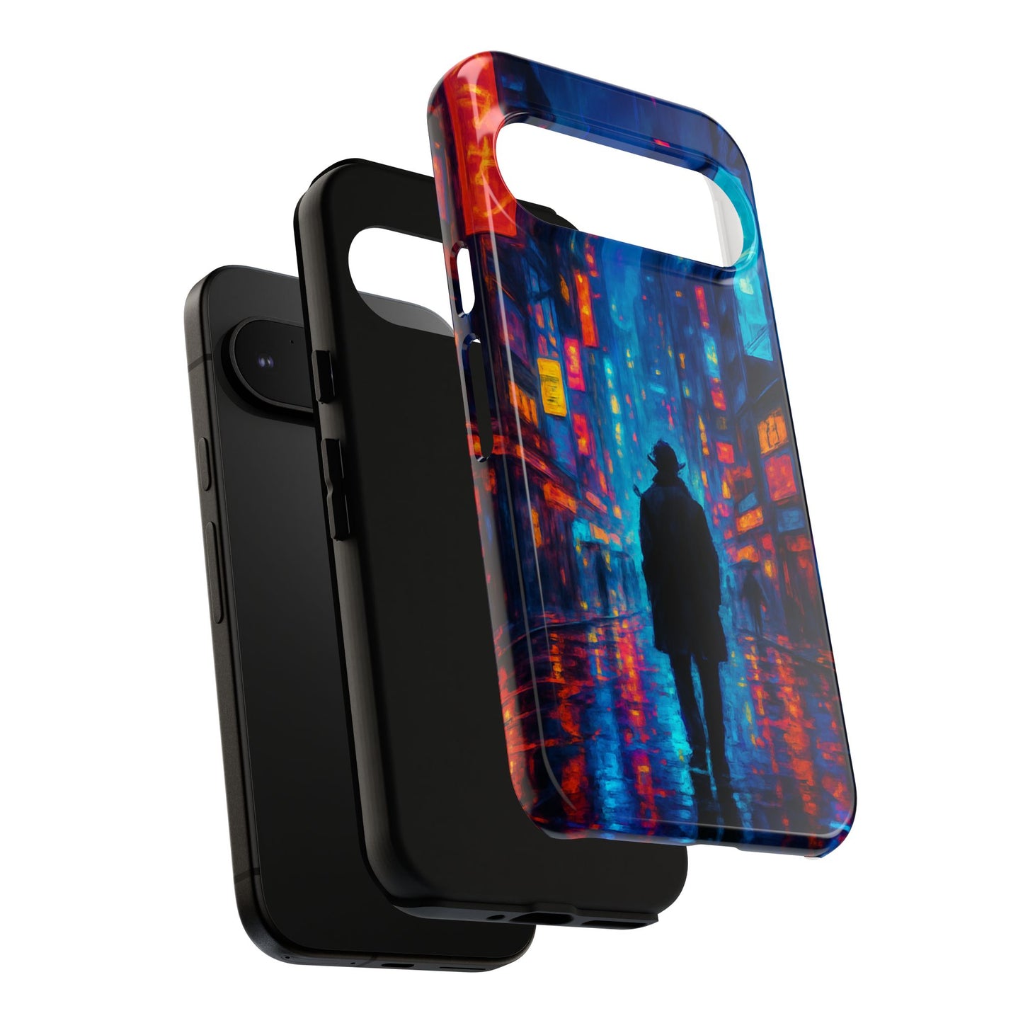 Neon City Nights – Urban Glow Phone Case
