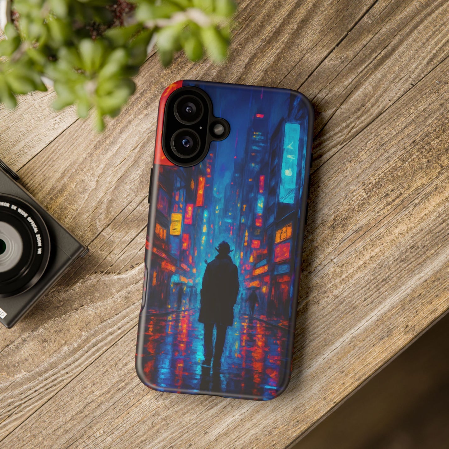 Neon City Nights – Urban Glow Phone Case
