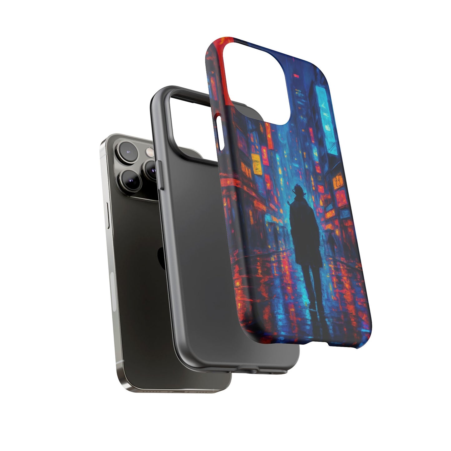 Neon City Nights – Urban Glow Phone Case