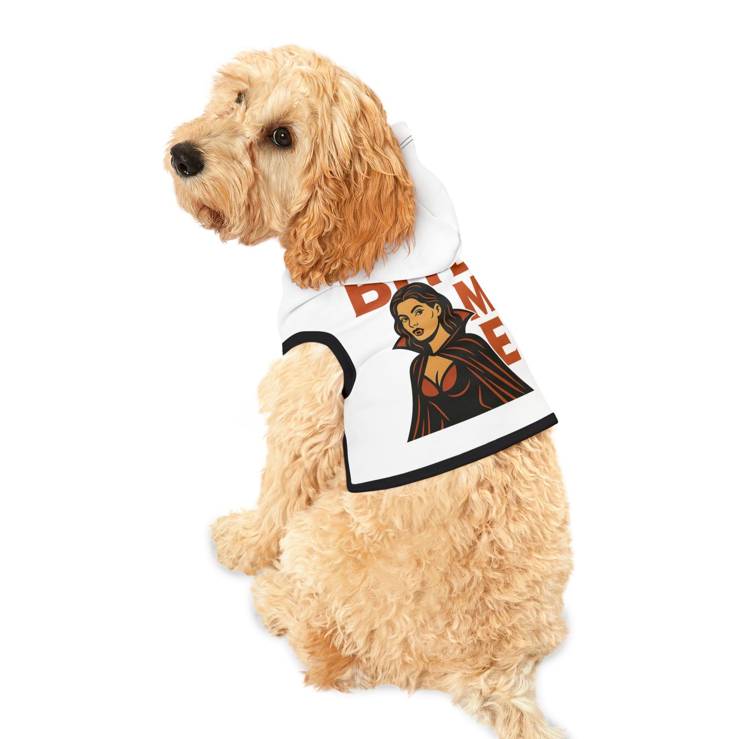 Vampire Bite Me Pet Hoodie | Cute Dog Outfit | Halloween Apparel | Pet Costume | Dog Lover Gift | Stylish Pet Clothes