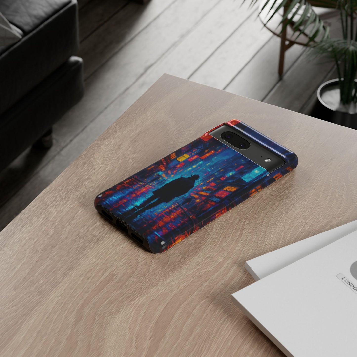 Neon City Nights – Urban Glow Phone Case