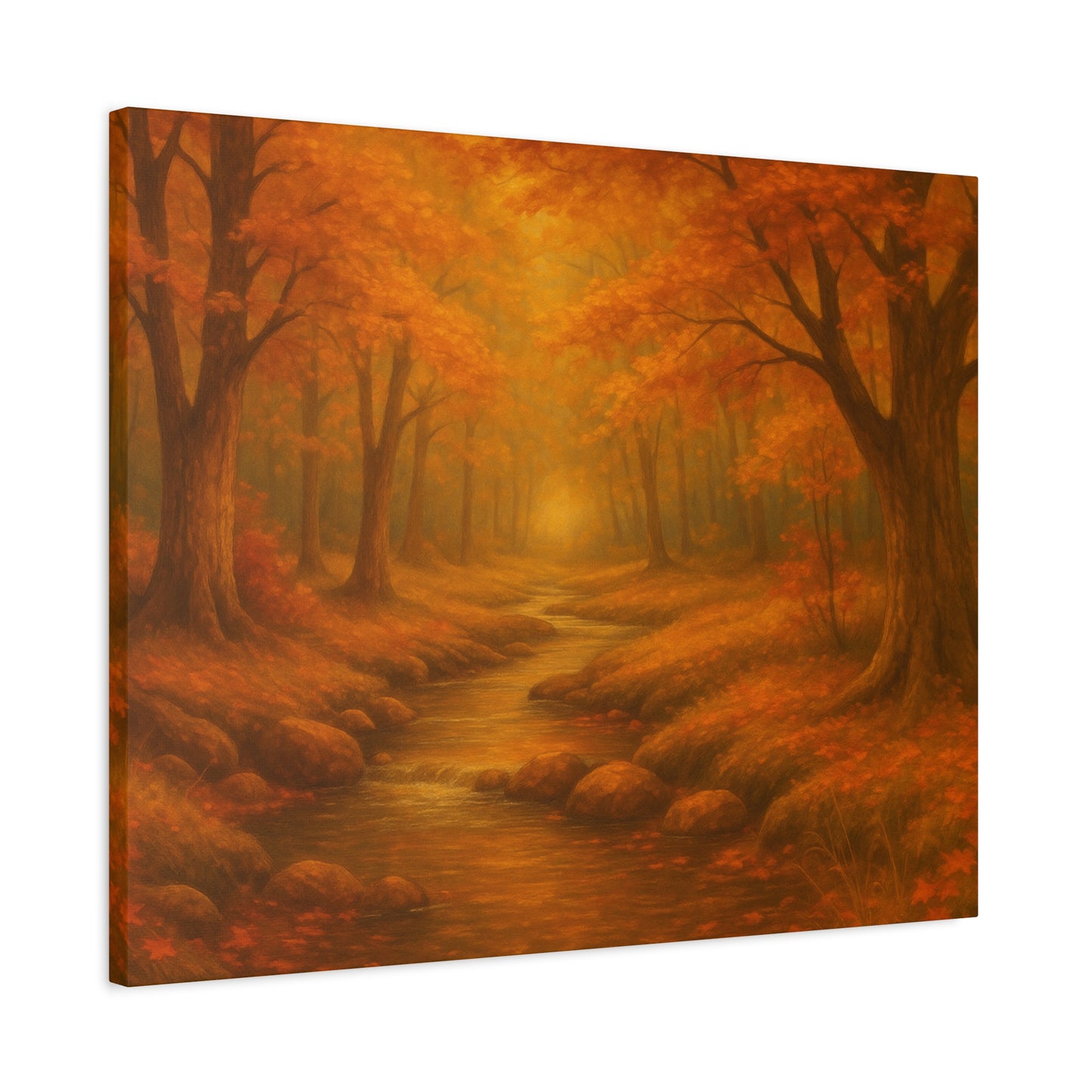 Autumn Landscape Canvas Print, Cozy Home Decor, Fall Wall Art, Nature Inspired Gift, Thanksgiving Decoration